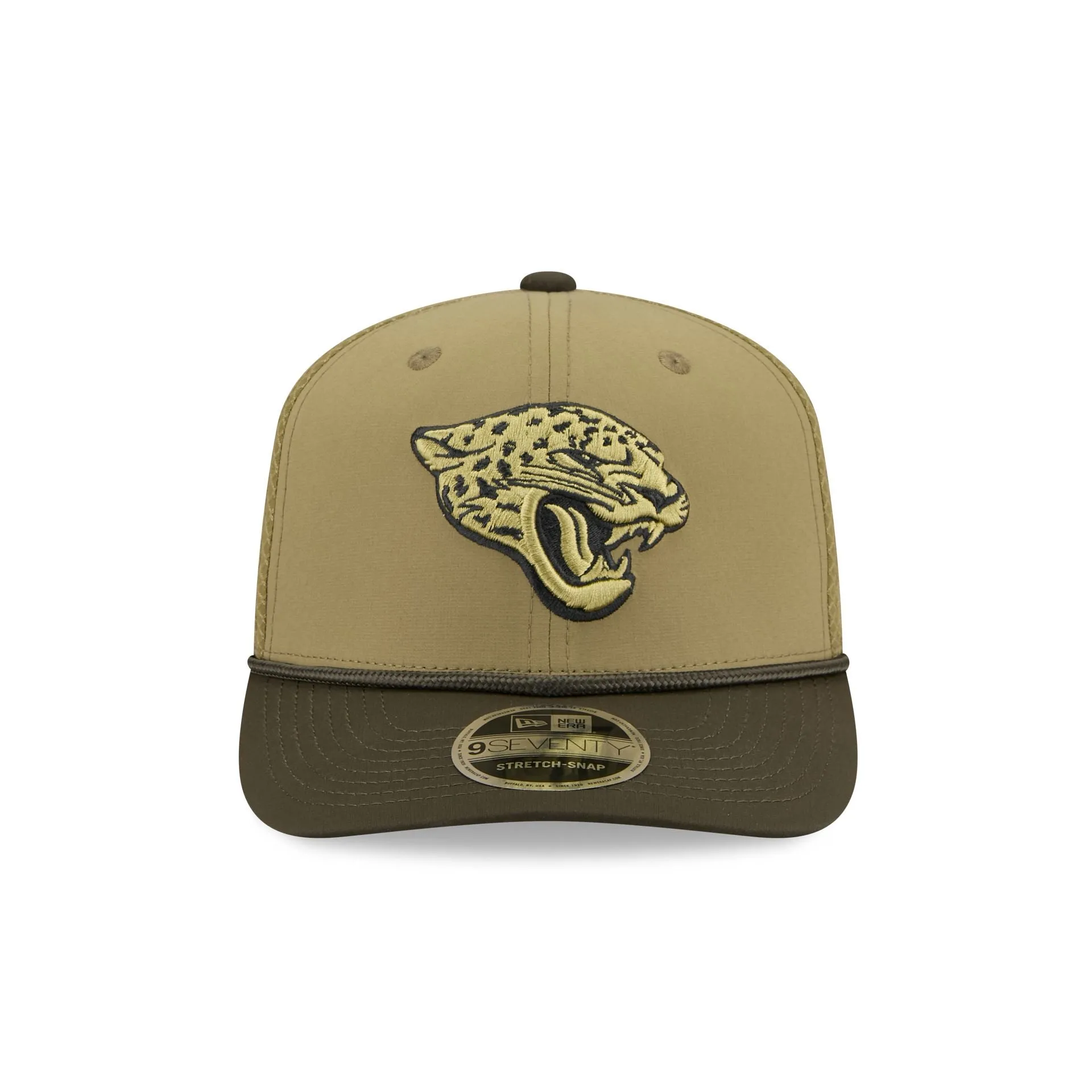 Jacksonville Jaguars 2025 Salute to Service 9SEVENTY Trucker Hat sold by New Era product image thumbnail 2