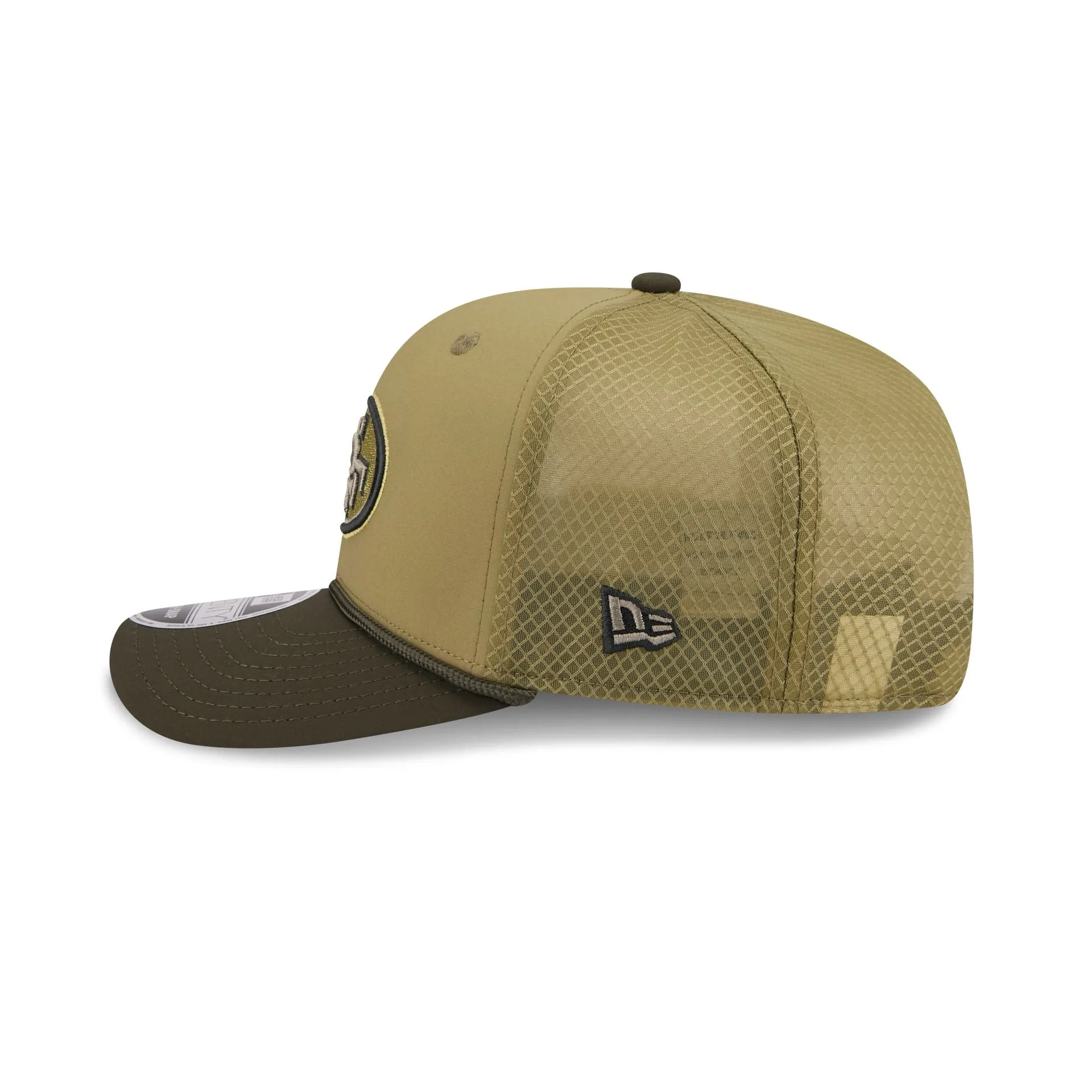 San Francisco 49ers 2025 Salute to Service 9SEVENTY Trucker Hat sold by New Era product image thumbnail 5