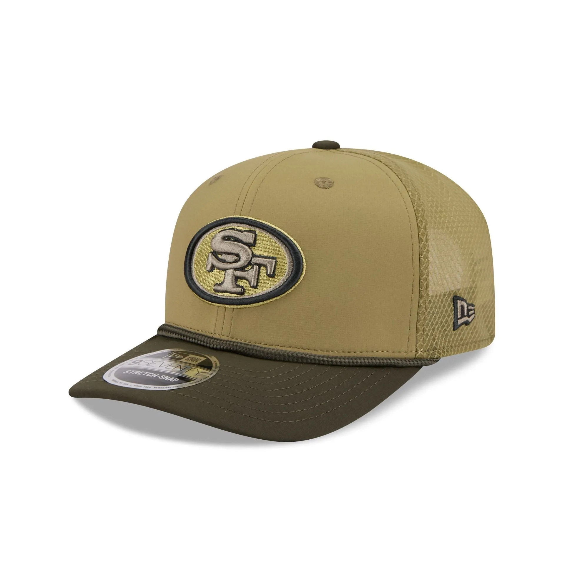 San Francisco 49ers 2025 Salute to Service 9SEVENTY Trucker Hat sold by New Era product image thumbnail 3
