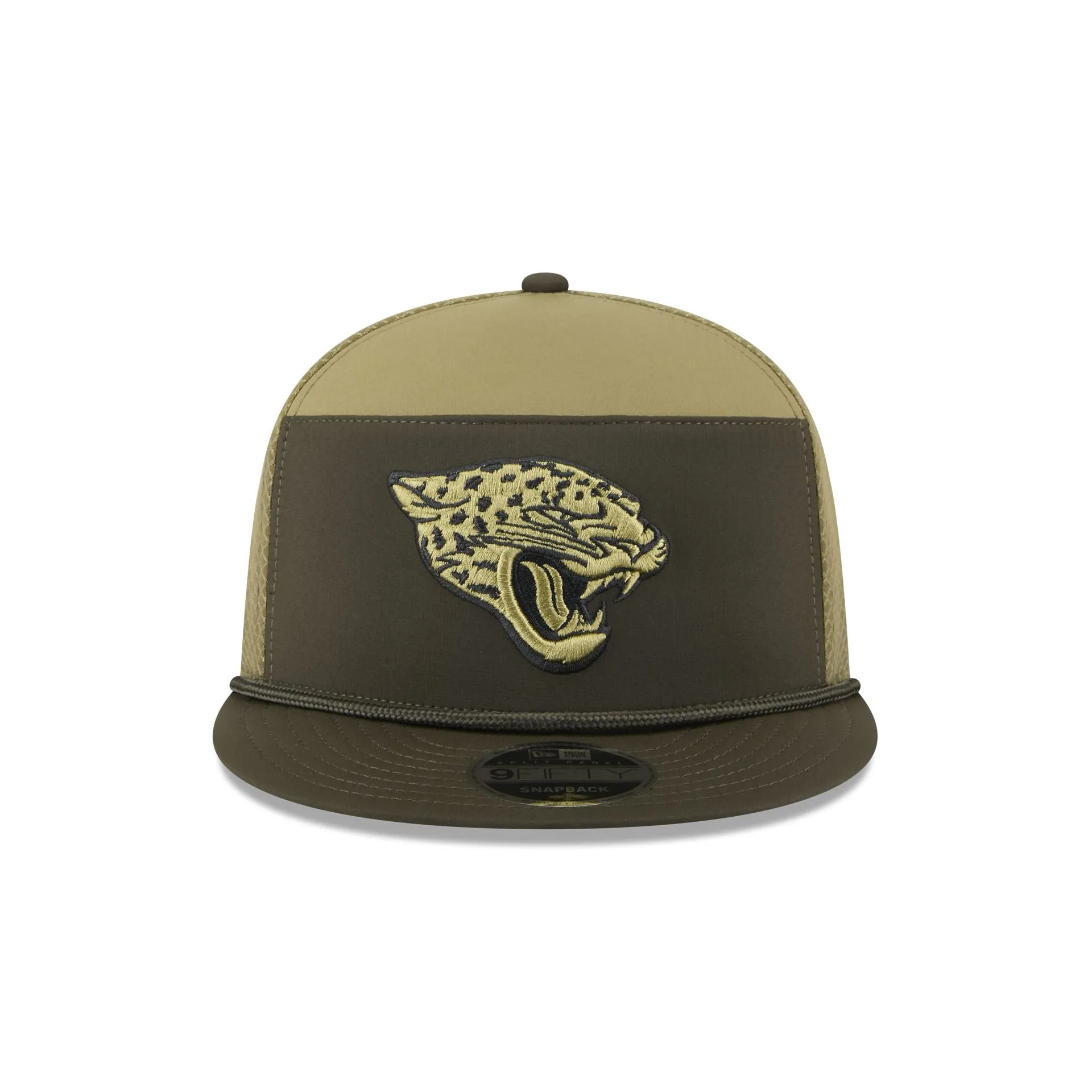 Jacksonville Jaguars 2025 Salute to Service Split Panel 9FIFTY Trucker Hat sold by New Era product image thumbnail 2