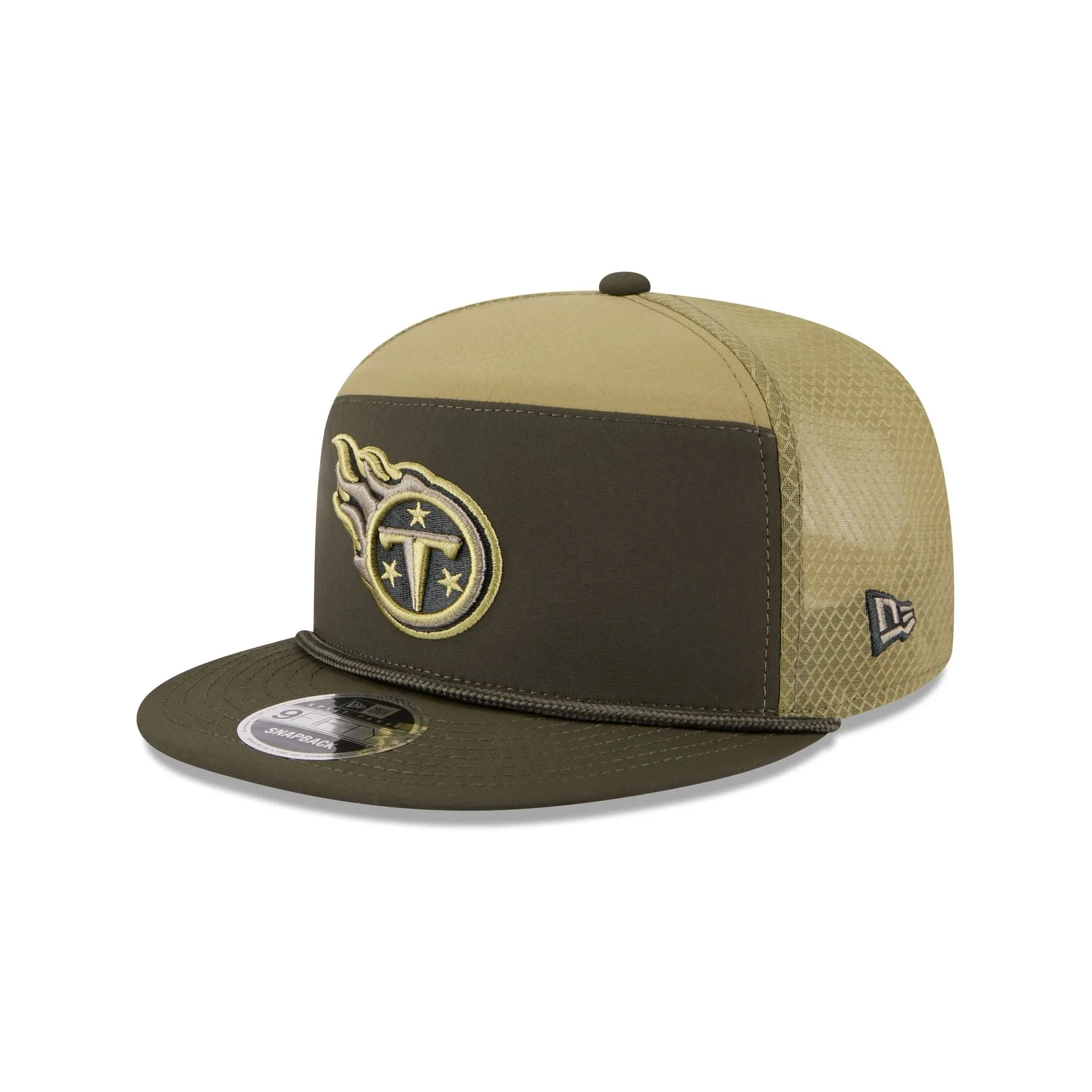 Tennessee Titans 2025 Salute to Service Split Panel 9FIFTY Trucker Hat sold by New Era product image thumbnail 3