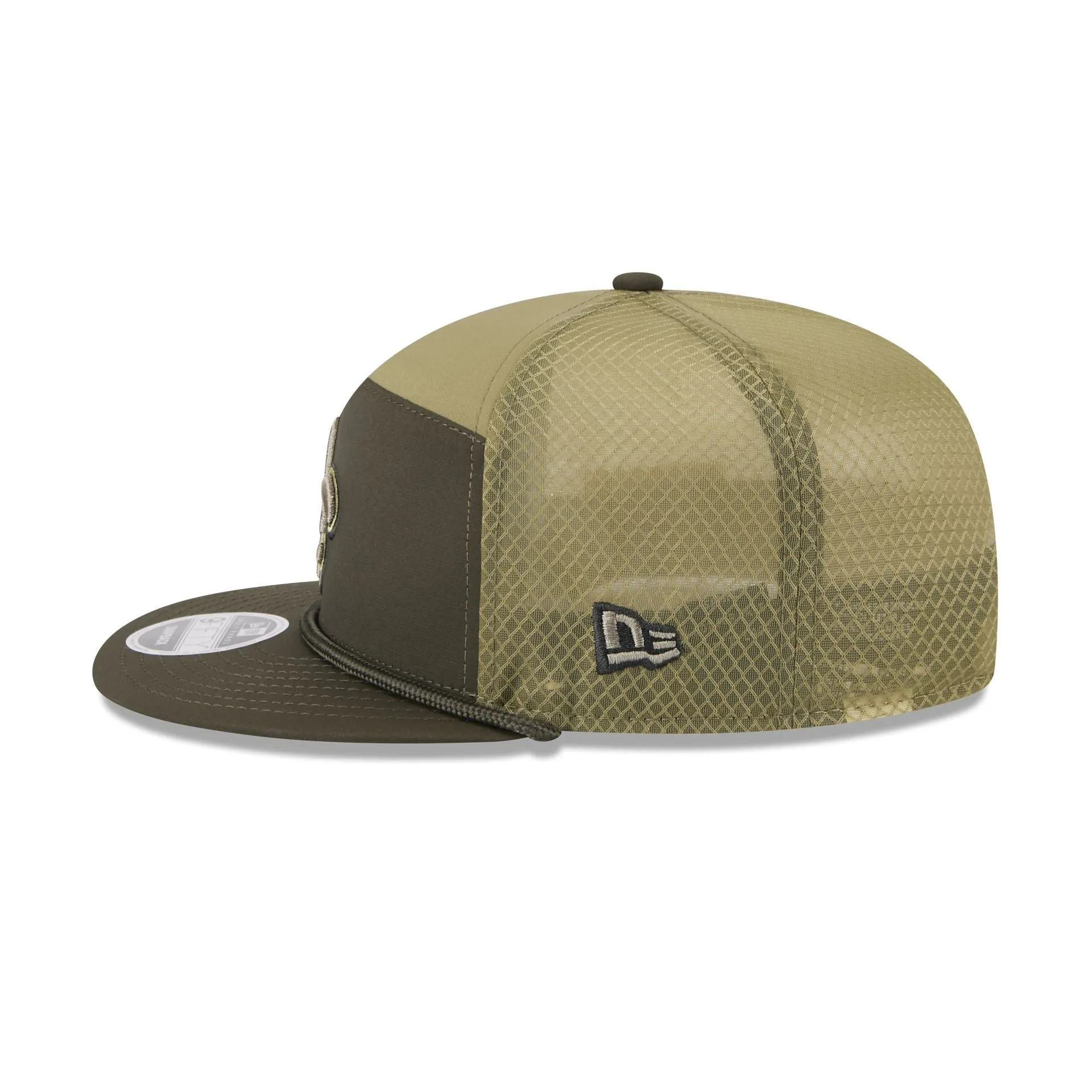 New Orleans Saints 2025 Salute to Service Split Panel 9FIFTY Trucker Hat sold by New Era product image thumbnail 5