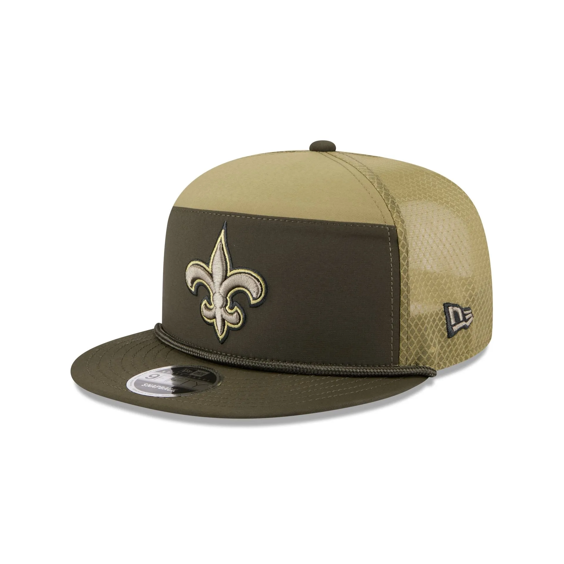 New Orleans Saints 2025 Salute to Service Split Panel 9FIFTY Trucker Hat sold by New Era product image thumbnail 3