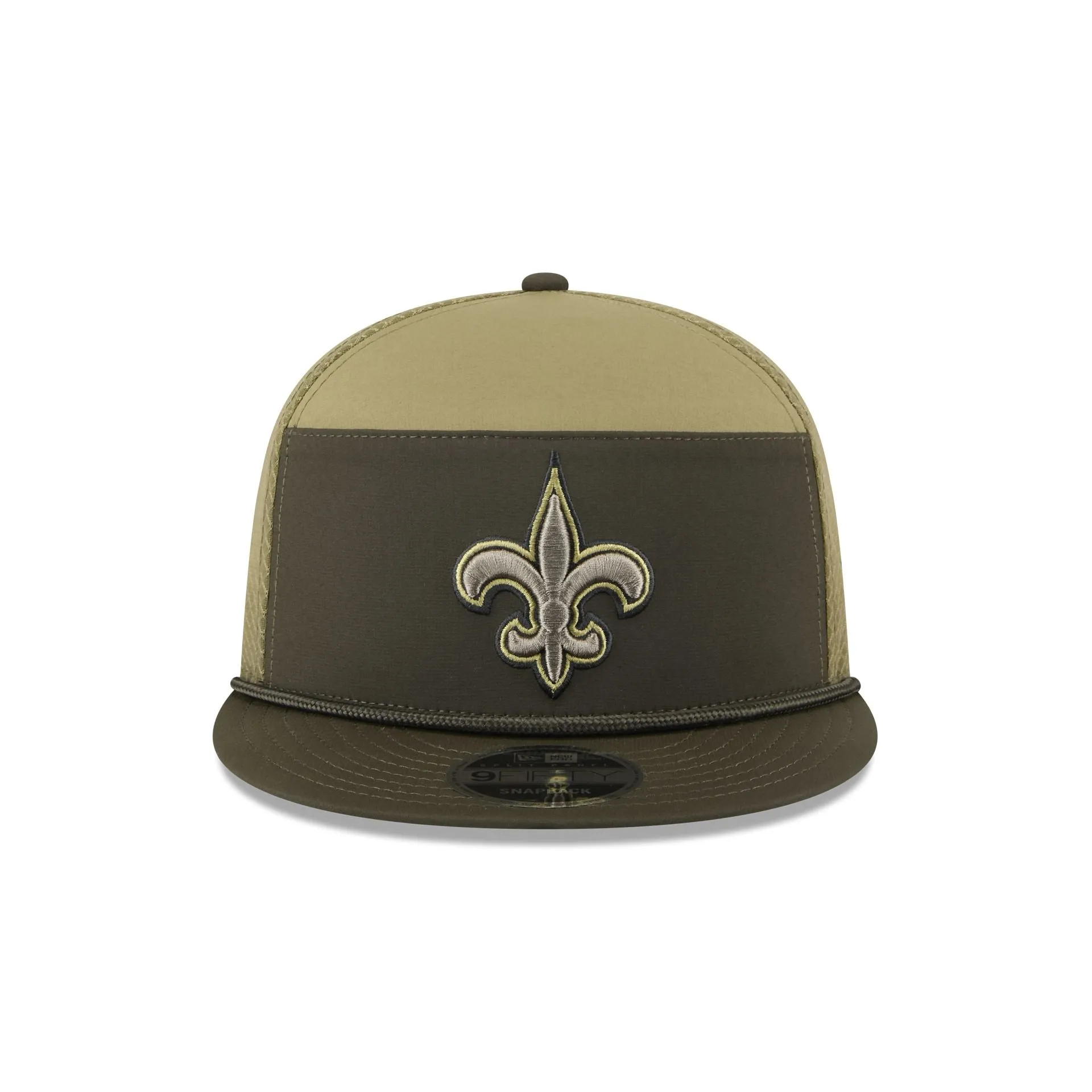 New Orleans Saints 2025 Salute to Service Split Panel 9FIFTY Trucker Hat sold by New Era product image thumbnail 2