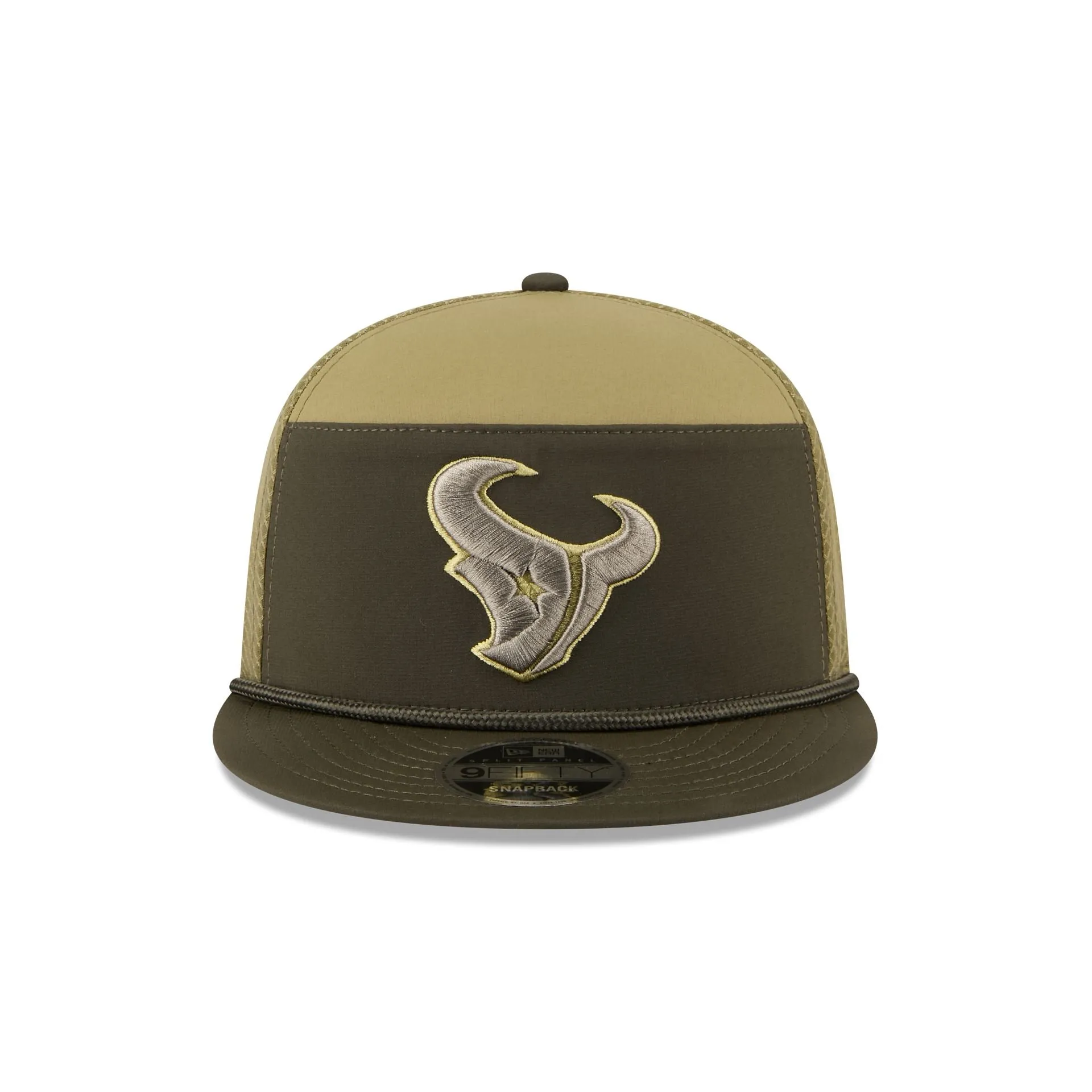 Houston Texans 2025 Salute to Service Split Panel 9FIFTY Trucker Hat sold by New Era product image thumbnail 2