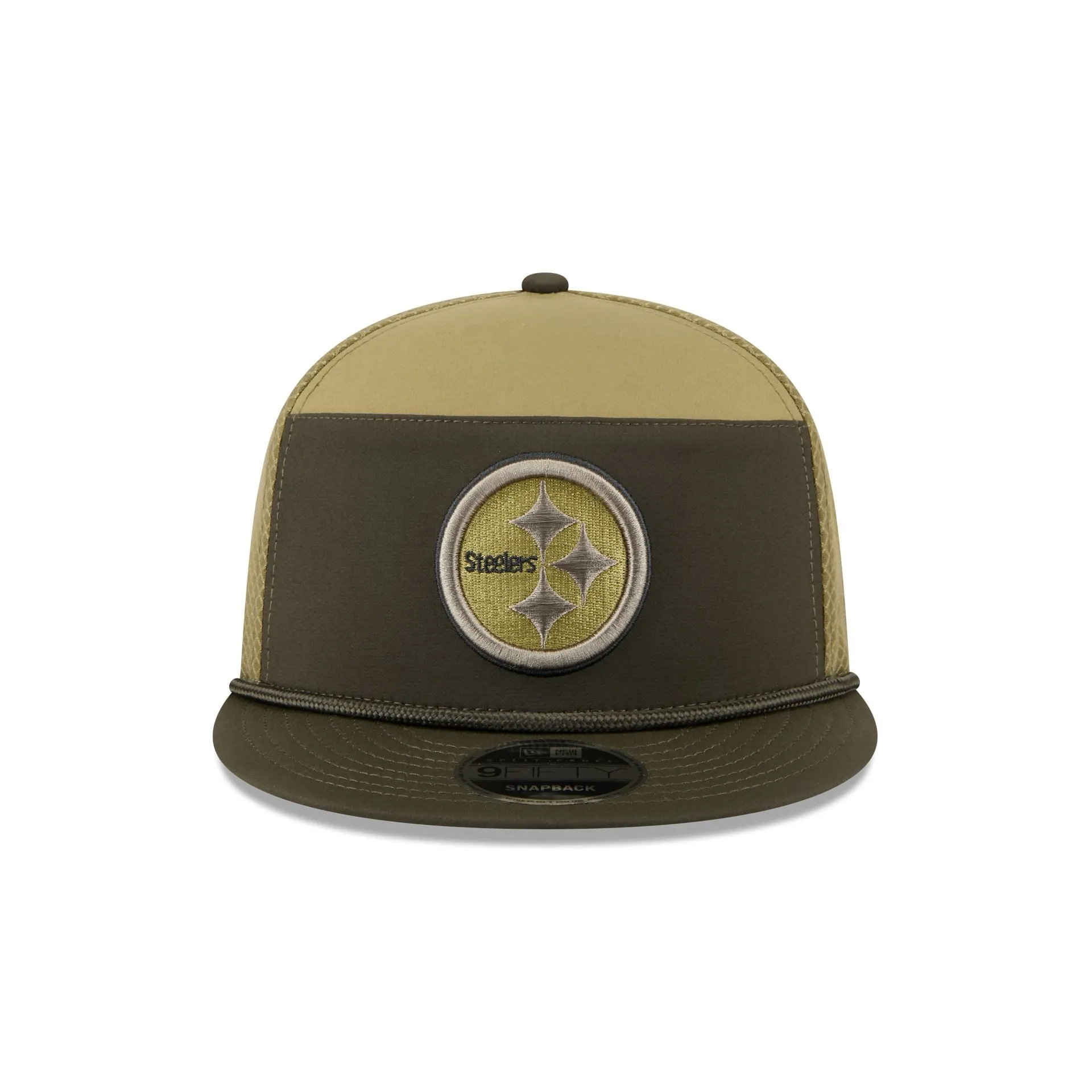 Pittsburgh Steelers 2025 Salute to Service Split Panel 9FIFTY Trucker Hat sold by New Era product image thumbnail 2
