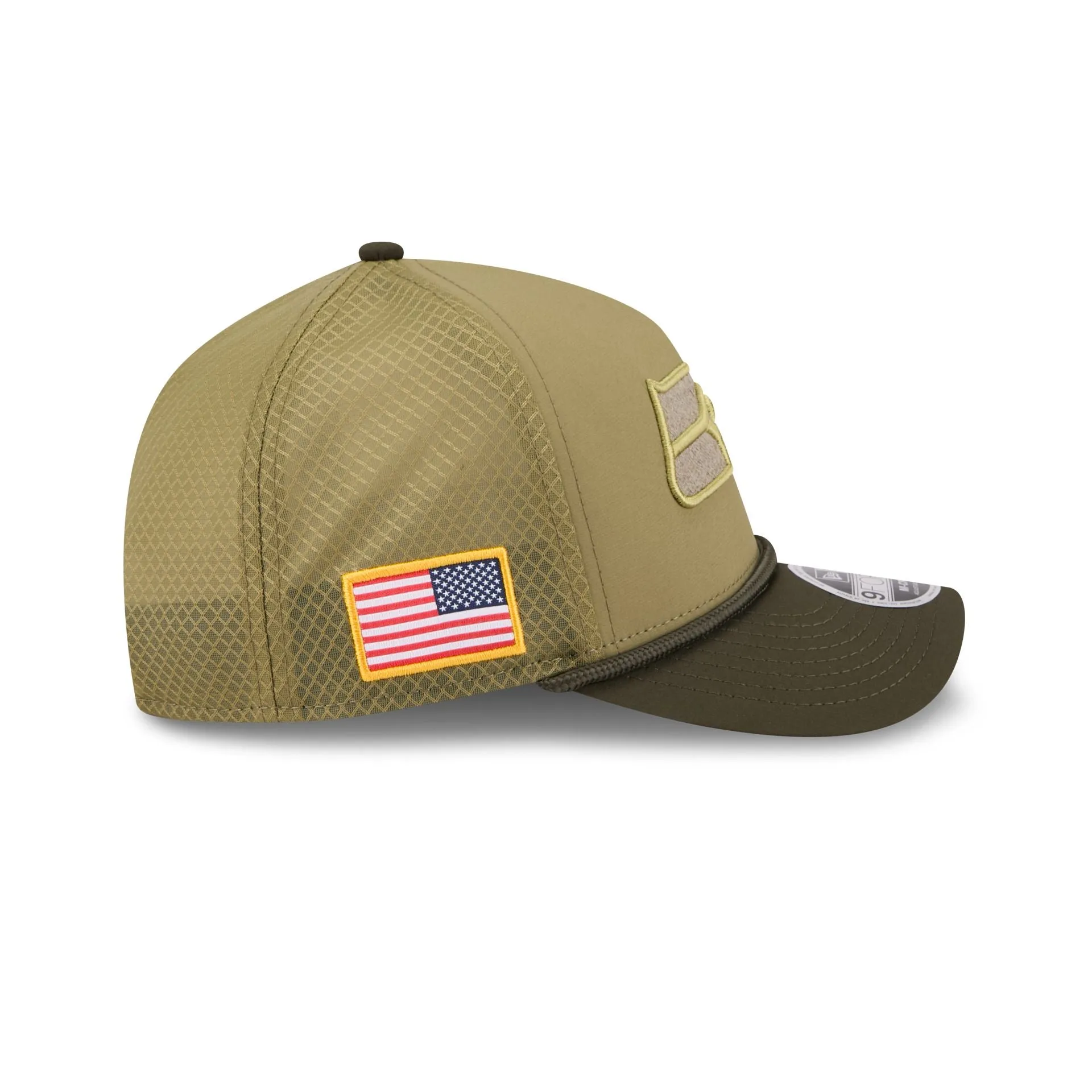 Seattle Seahawks 2025 Salute to Service 9FORTY M-Crown A-Frame Trucker Hat sold by New Era product image thumbnail 4