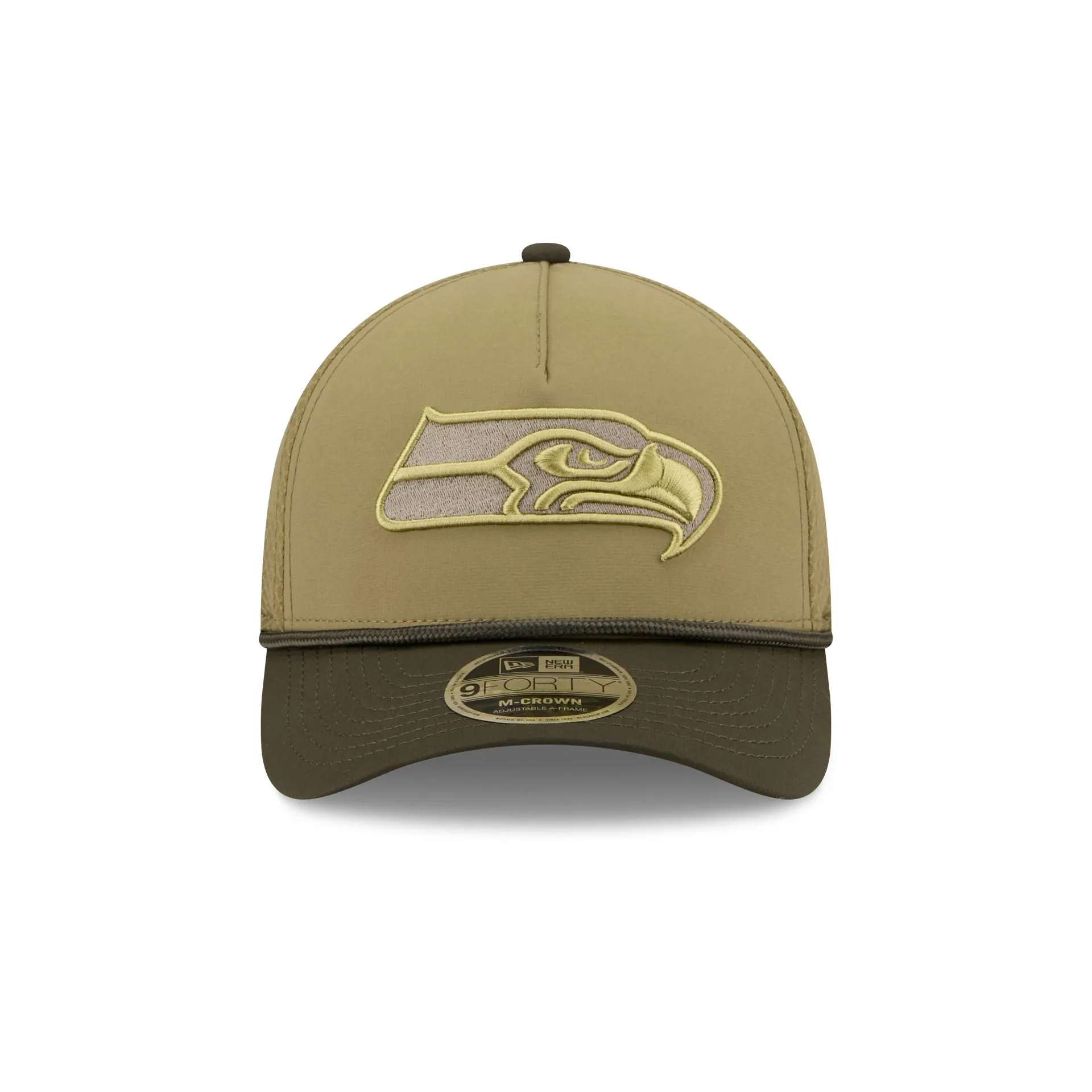 Seattle Seahawks 2025 Salute to Service 9FORTY M-Crown A-Frame Trucker Hat sold by New Era product image thumbnail 2
