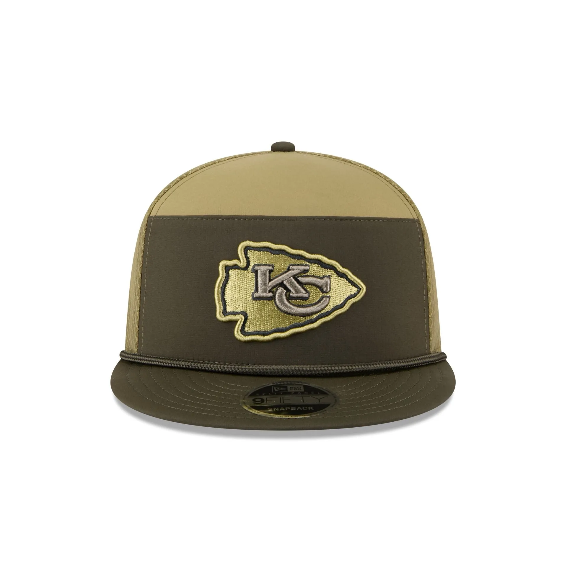 Kansas City Chiefs 2025 Salute to Service Split Panel 9FIFTY Trucker Hat sold by New Era product image thumbnail 2