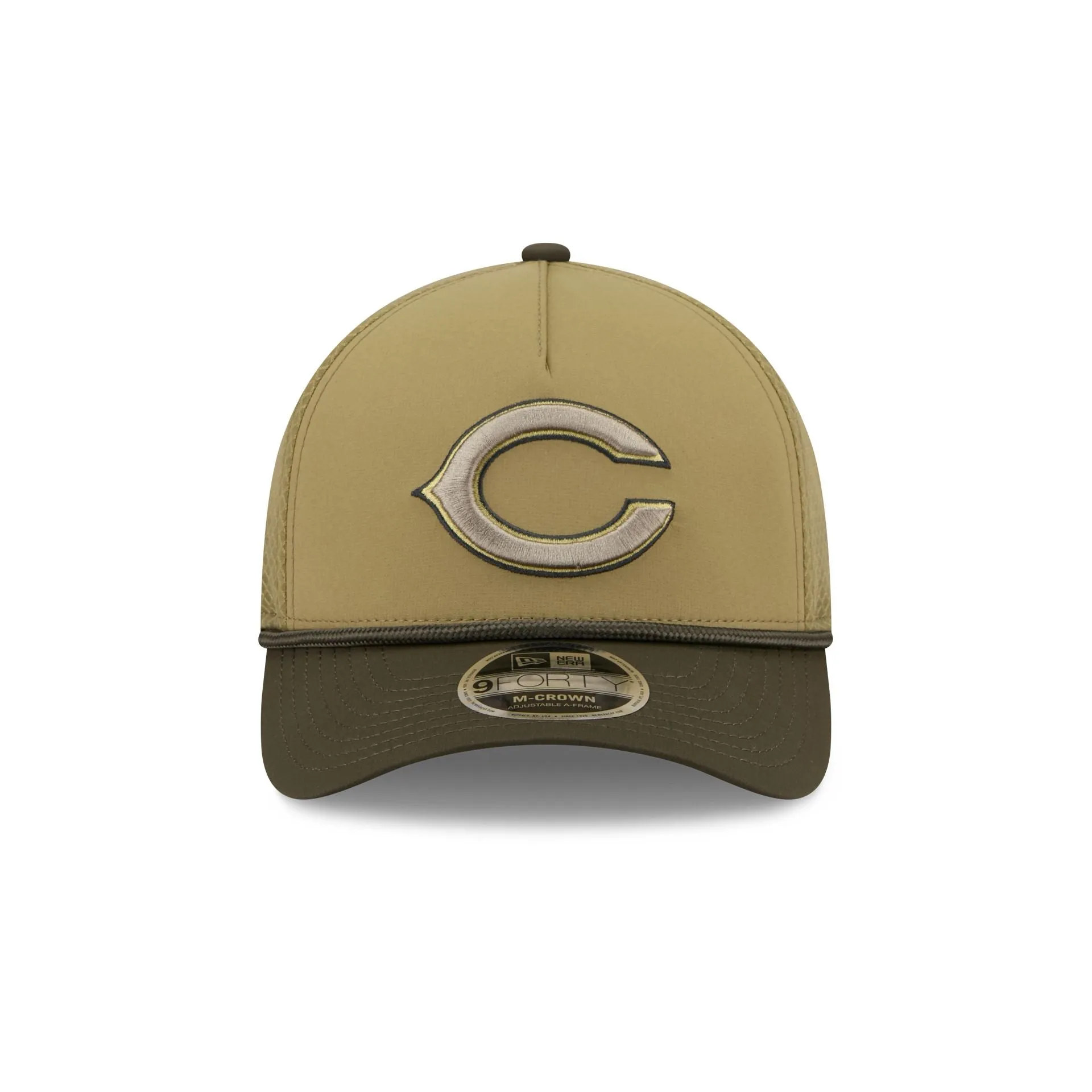 Chicago Bears 2025 Salute to Service 9FORTY M-Crown A-Frame Trucker Hat sold by New Era product image thumbnail 2