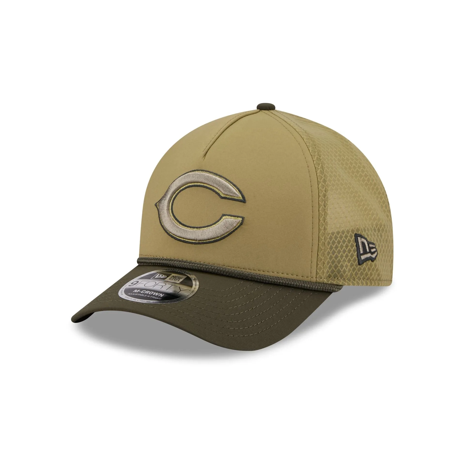 Chicago Bears 2025 Salute to Service 9FORTY M-Crown A-Frame Trucker Hat sold by New Era product image thumbnail 3