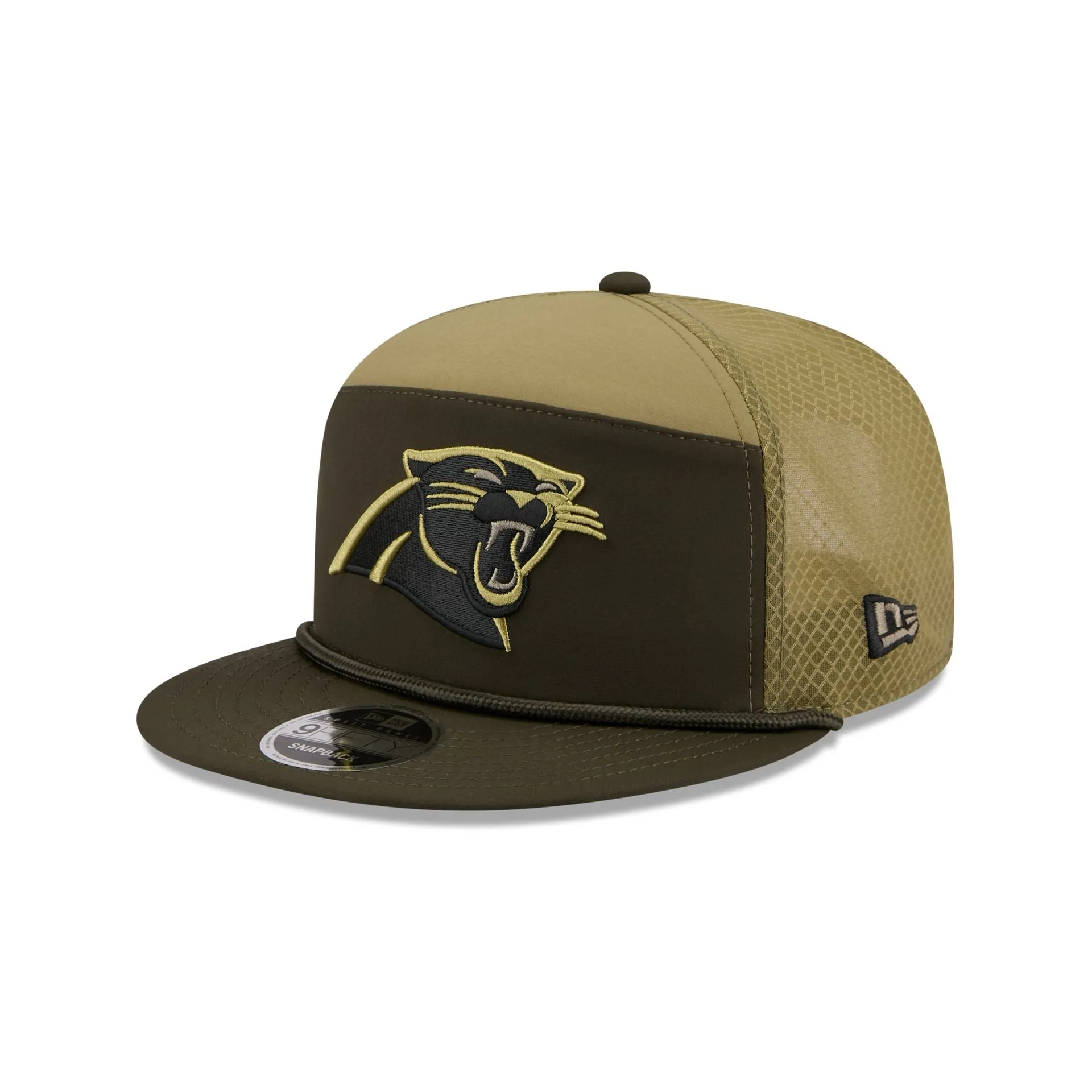 Carolina Panthers 2025 Salute to Service Split Panel 9FIFTY Trucker Hat sold by New Era product image thumbnail 3