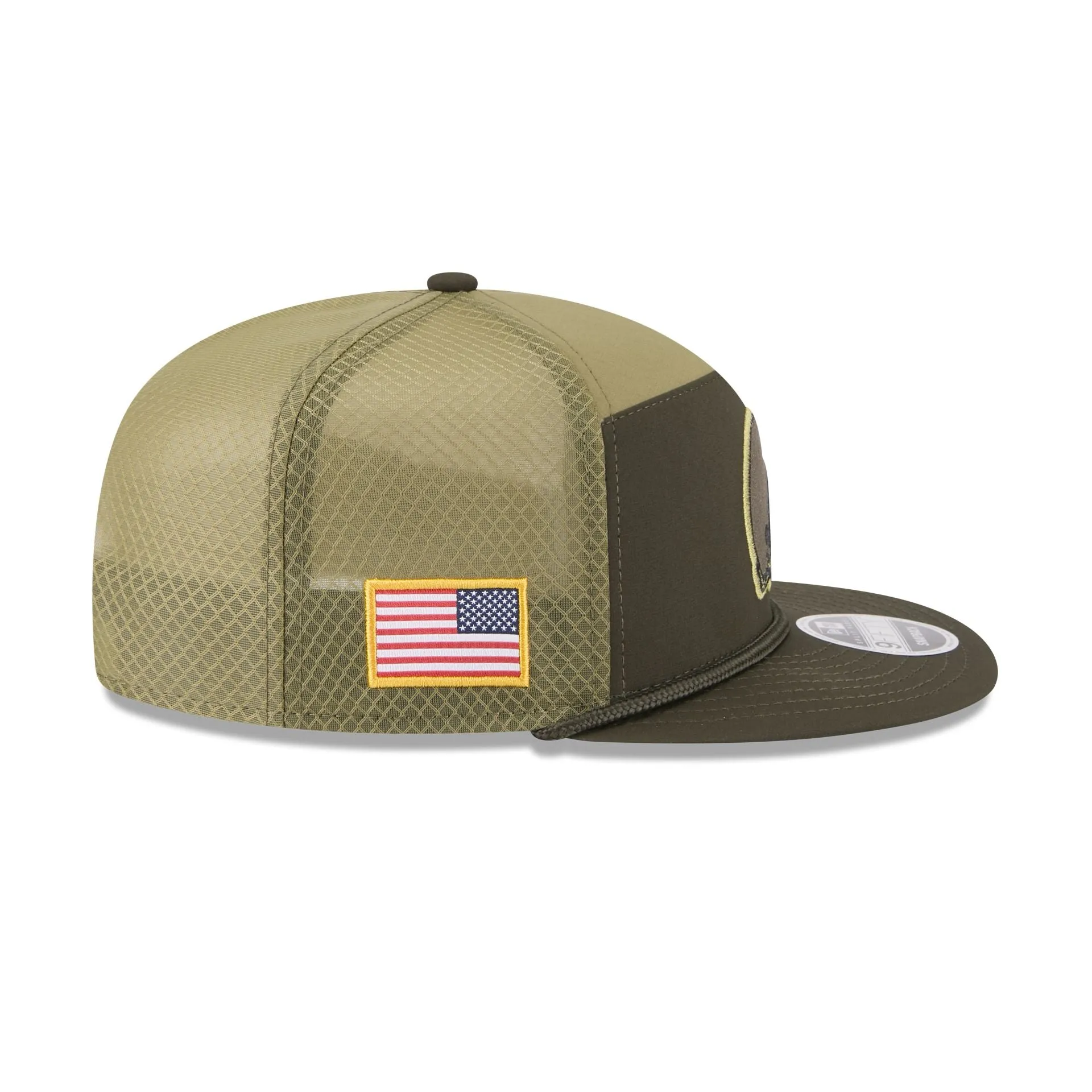 Cleveland Browns 2025 Salute to Service Split Panel 9FIFTY Trucker Hat sold by New Era product image thumbnail 4