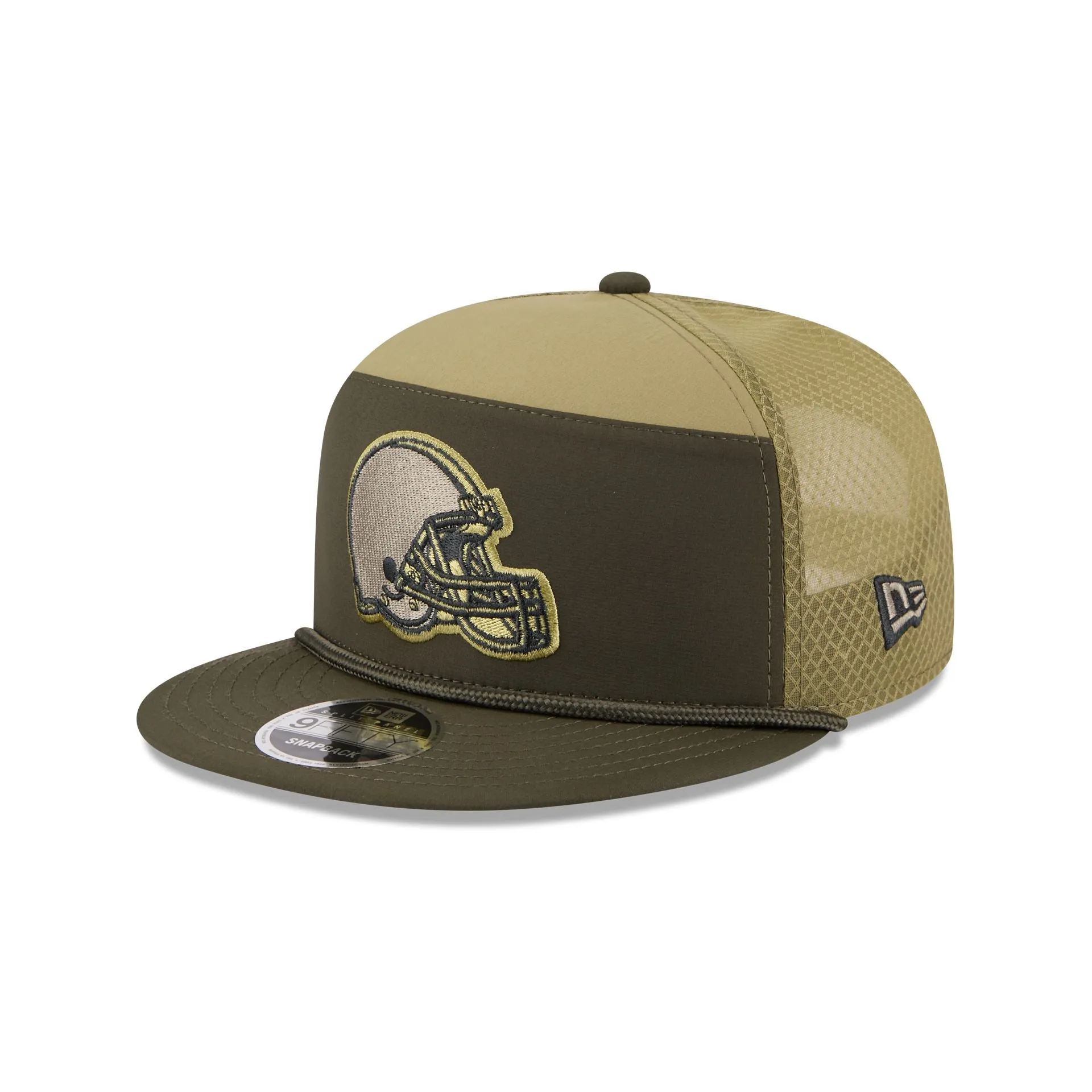 Cleveland Browns 2025 Salute to Service Split Panel 9FIFTY Trucker Hat sold by New Era product image thumbnail 3