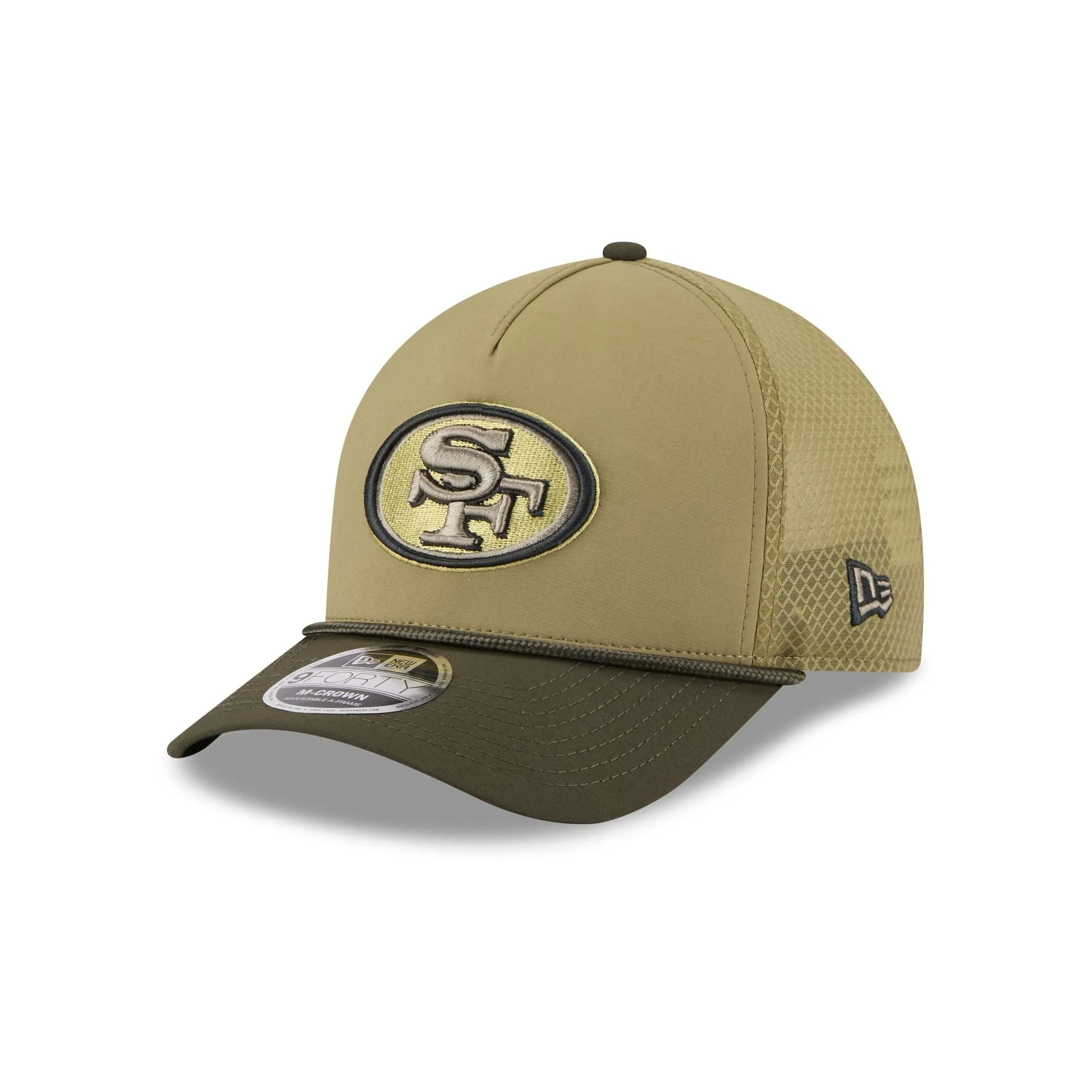 San Francisco 49ers 2025 Salute to Service 9FORTY M-Crown A-Frame Trucker Hat sold by New Era product image thumbnail 3