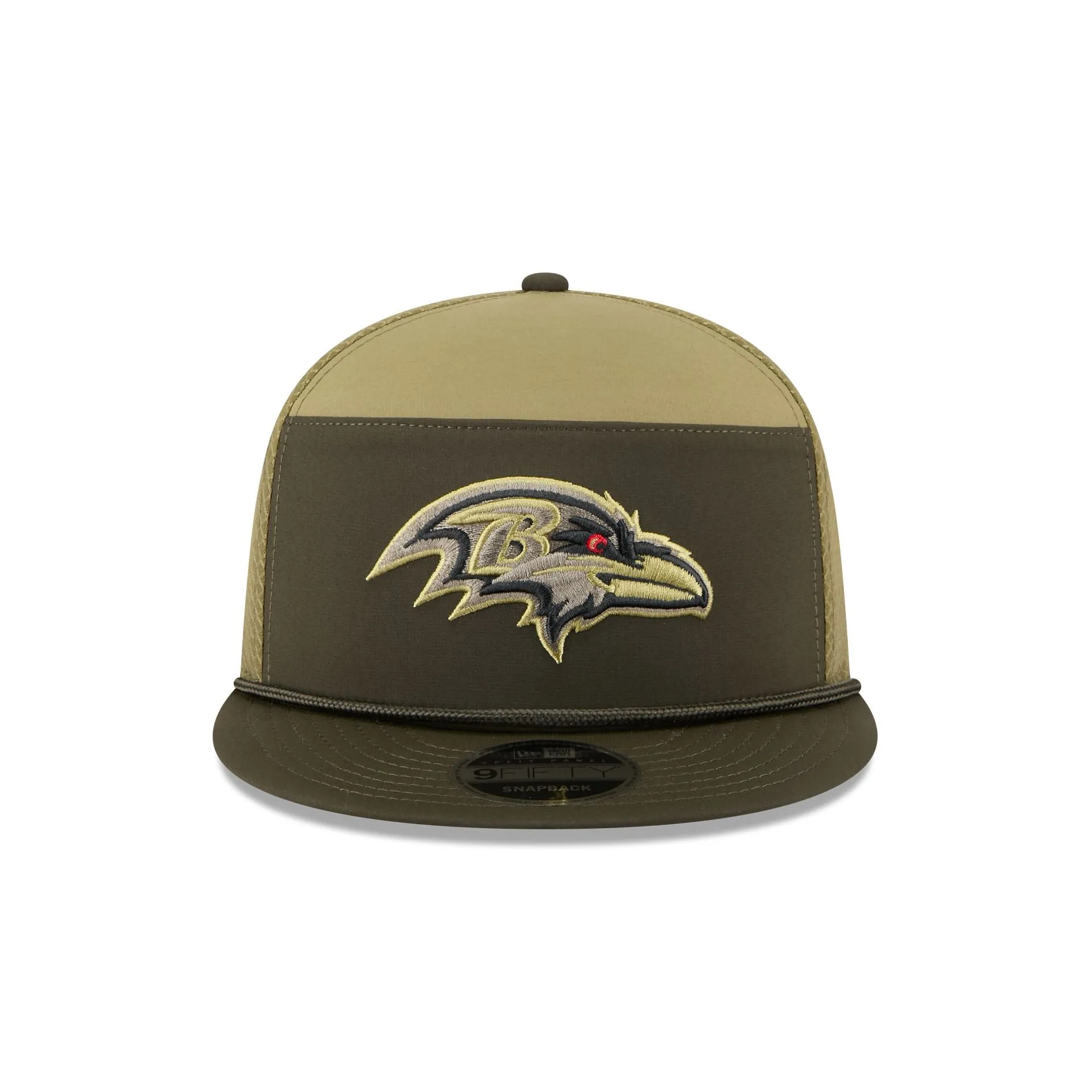 Baltimore Ravens 2025 Salute to Service Split Panel 9FIFTY Trucker Hat sold by New Era product image thumbnail 2