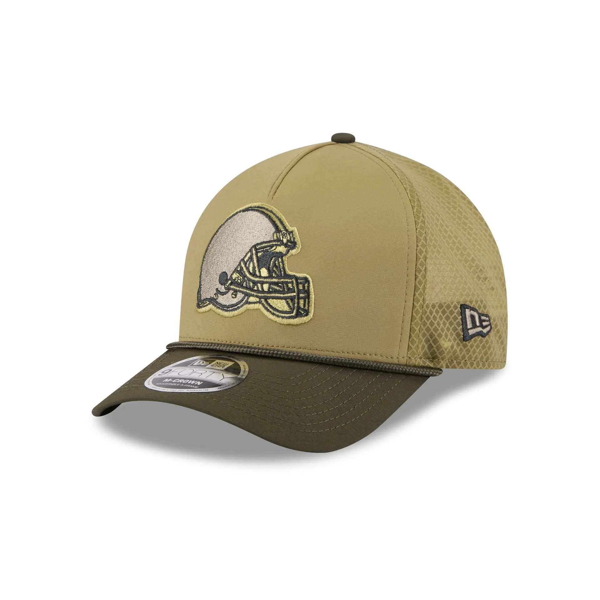 Cleveland Browns 2025 Salute to Service 9FORTY M-Crown A-Frame Trucker Hat sold by New Era product image thumbnail 3