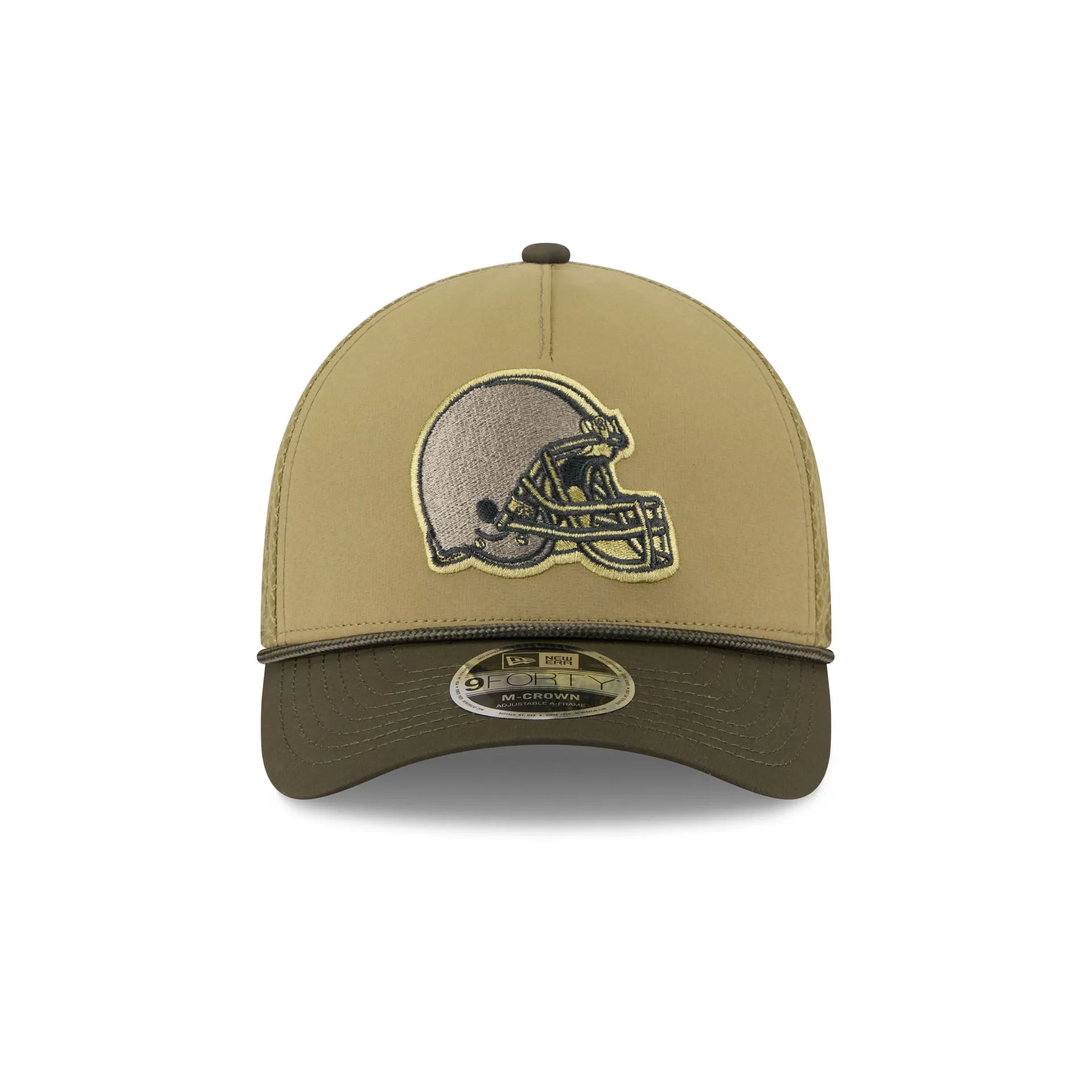 Cleveland Browns 2025 Salute to Service 9FORTY M-Crown A-Frame Trucker Hat sold by New Era product image thumbnail 2