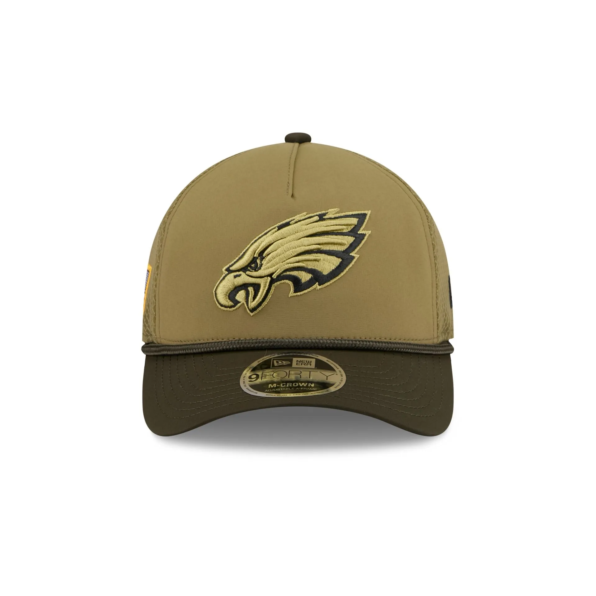 Philadelphia Eagles 2025 Salute to Service 9FORTY M-Crown A-Frame Trucker Hat sold by New Era product image thumbnail 2