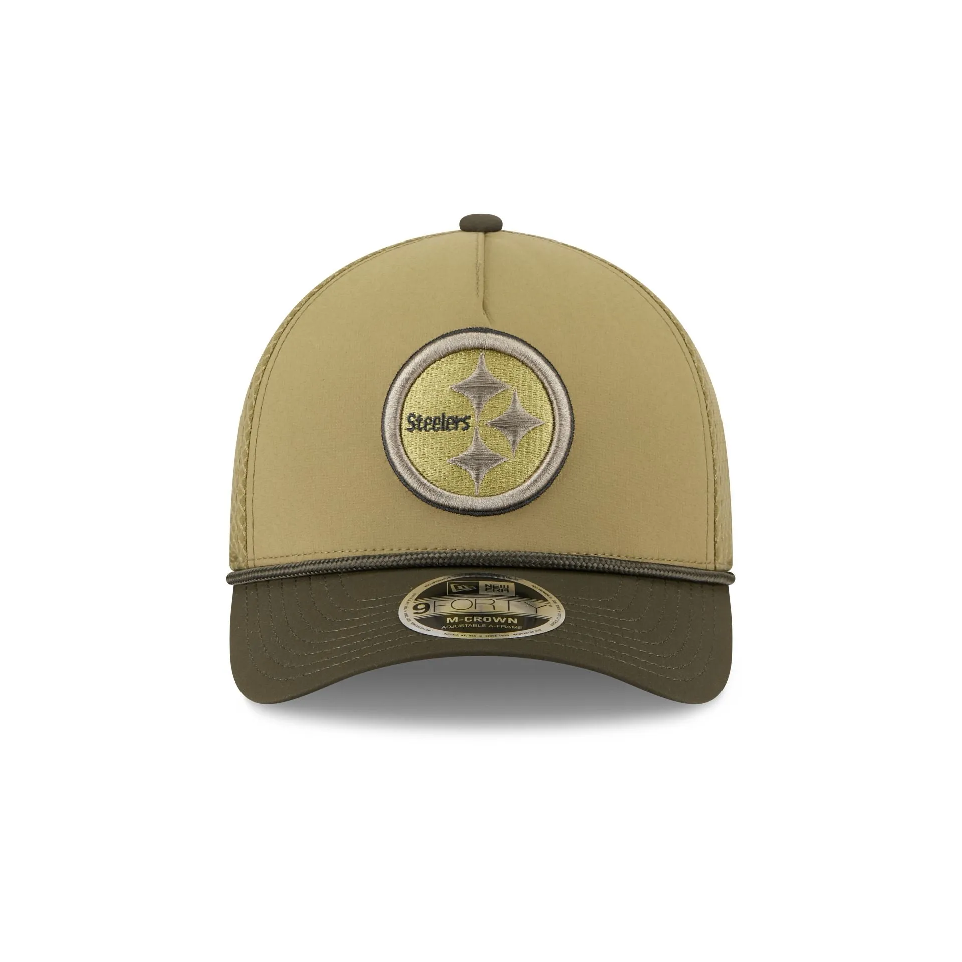 Pittsburgh Steelers 2025 Salute to Service 9FORTY M-Crown A-Frame Trucker Hat sold by New Era product image thumbnail 2
