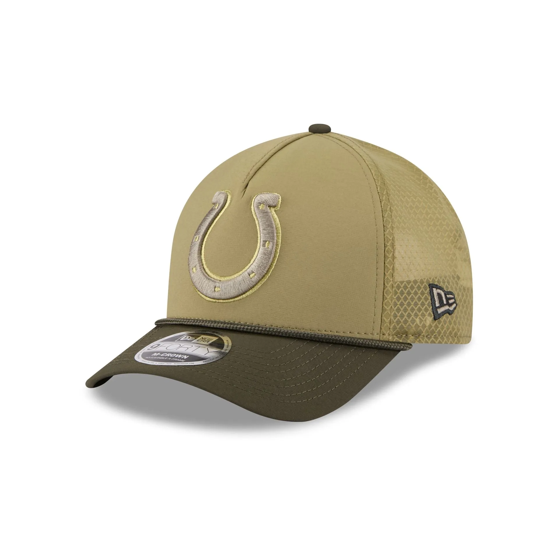 Indianapolis Colts 2025 Salute to Service 9FORTY M-Crown A-Frame Trucker Hat sold by New Era product image thumbnail 3