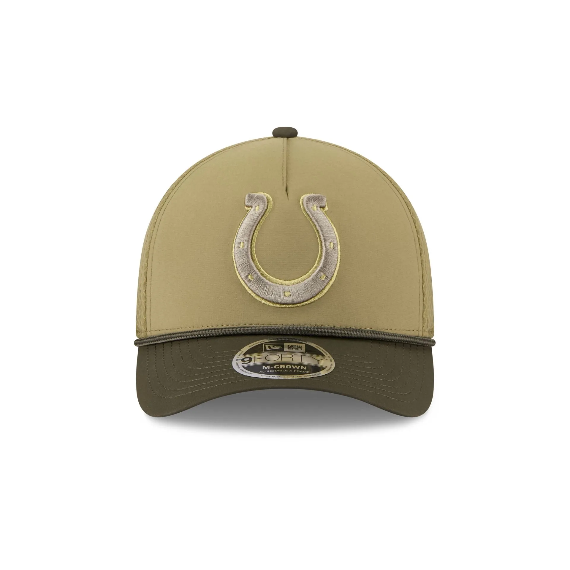Indianapolis Colts 2025 Salute to Service 9FORTY M-Crown A-Frame Trucker Hat sold by New Era product image thumbnail 2
