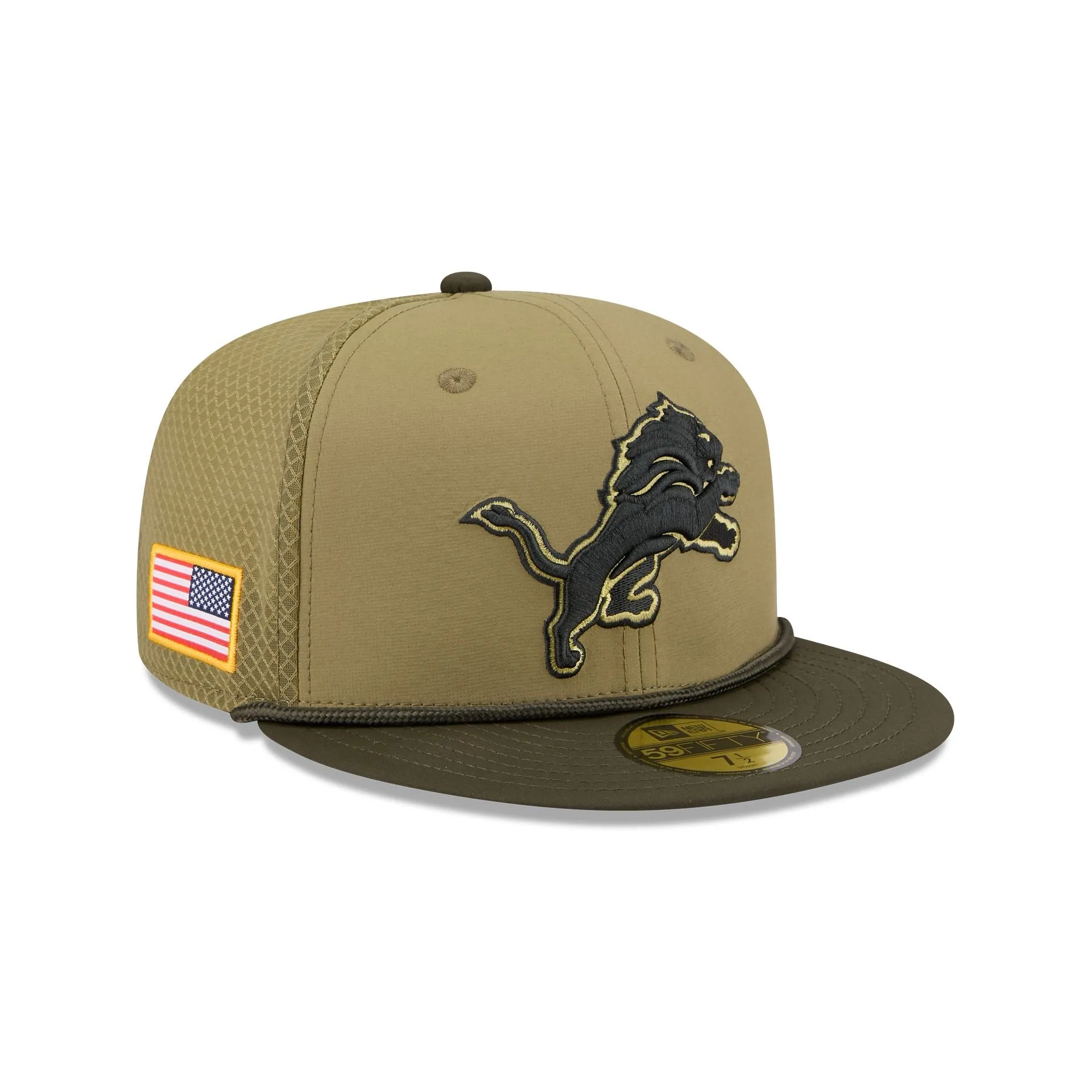 Detroit Lions 2025 Salute to Service 59FIFTY Fitted Hat sold by New Era