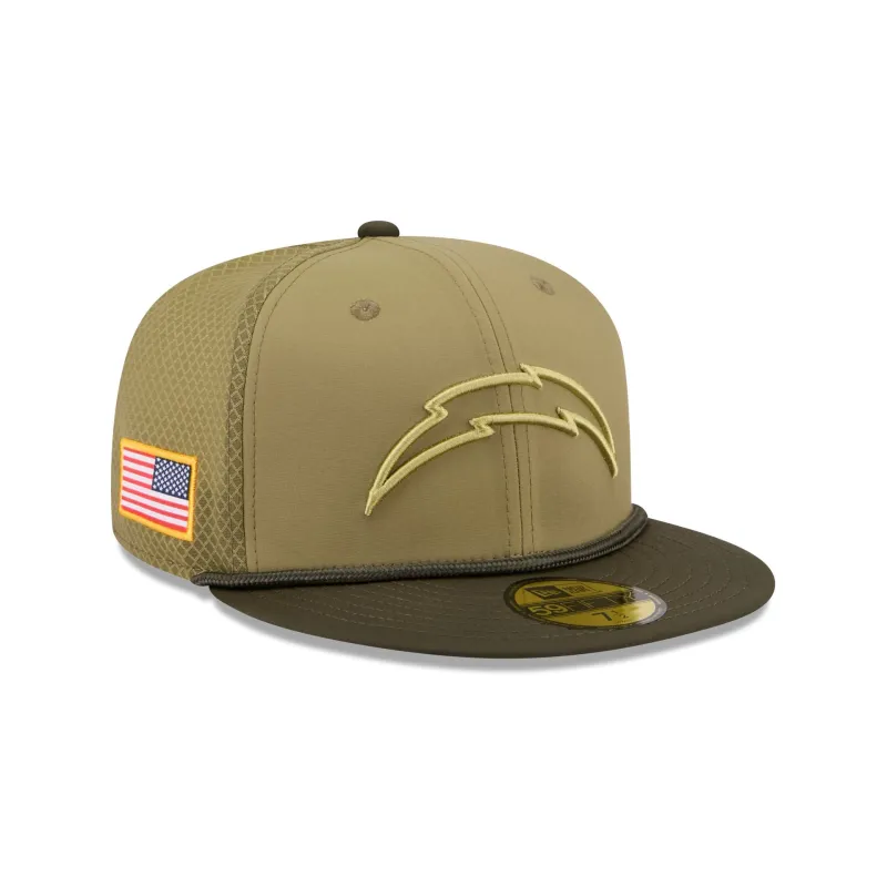 Los Angeles Chargers 2025 Salute to Service 59FIFTY Fitted Hat sold by New Era