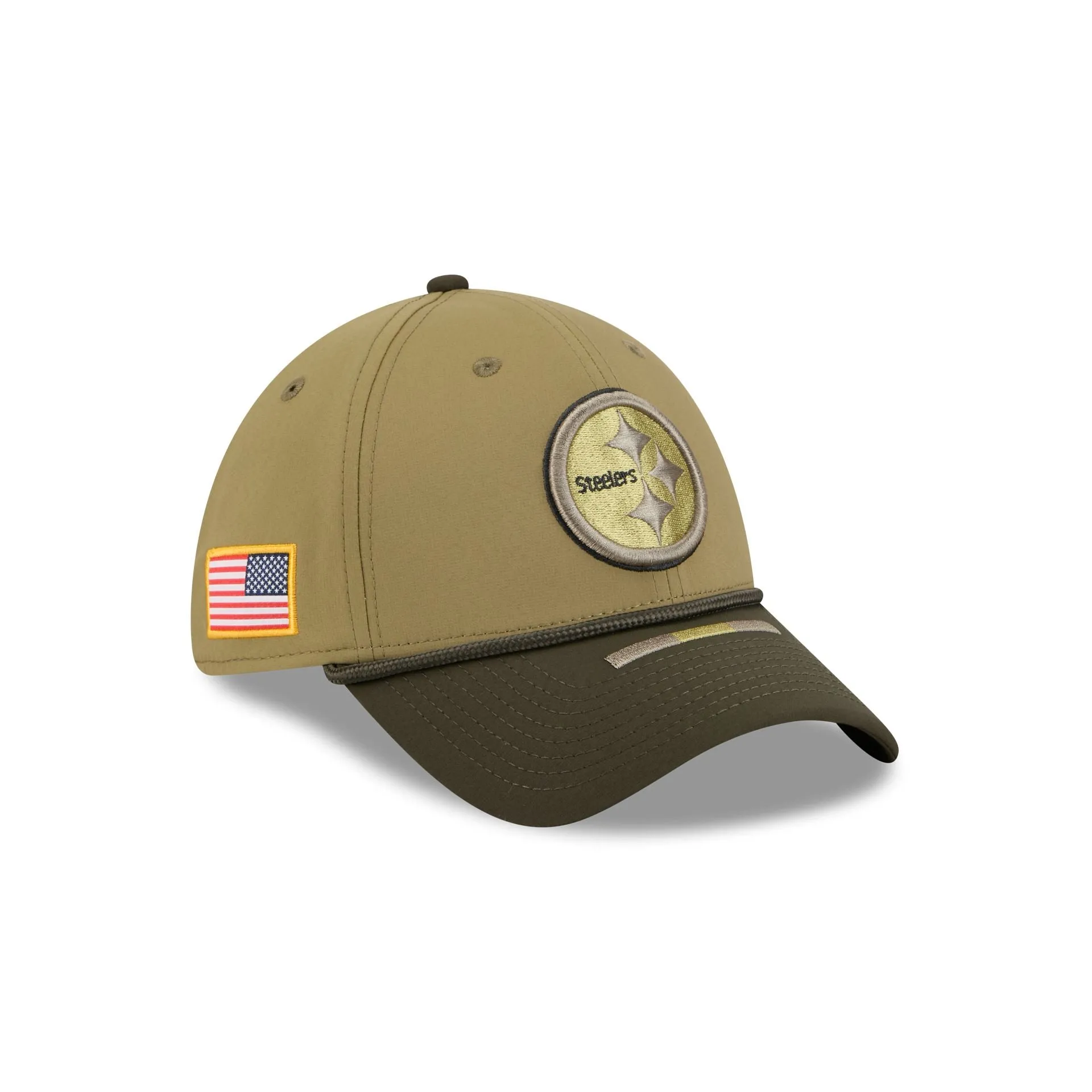 Pittsburgh Steelers 2025 Salute to Service 39THIRTY Stretch Fit Hat sold by New Era