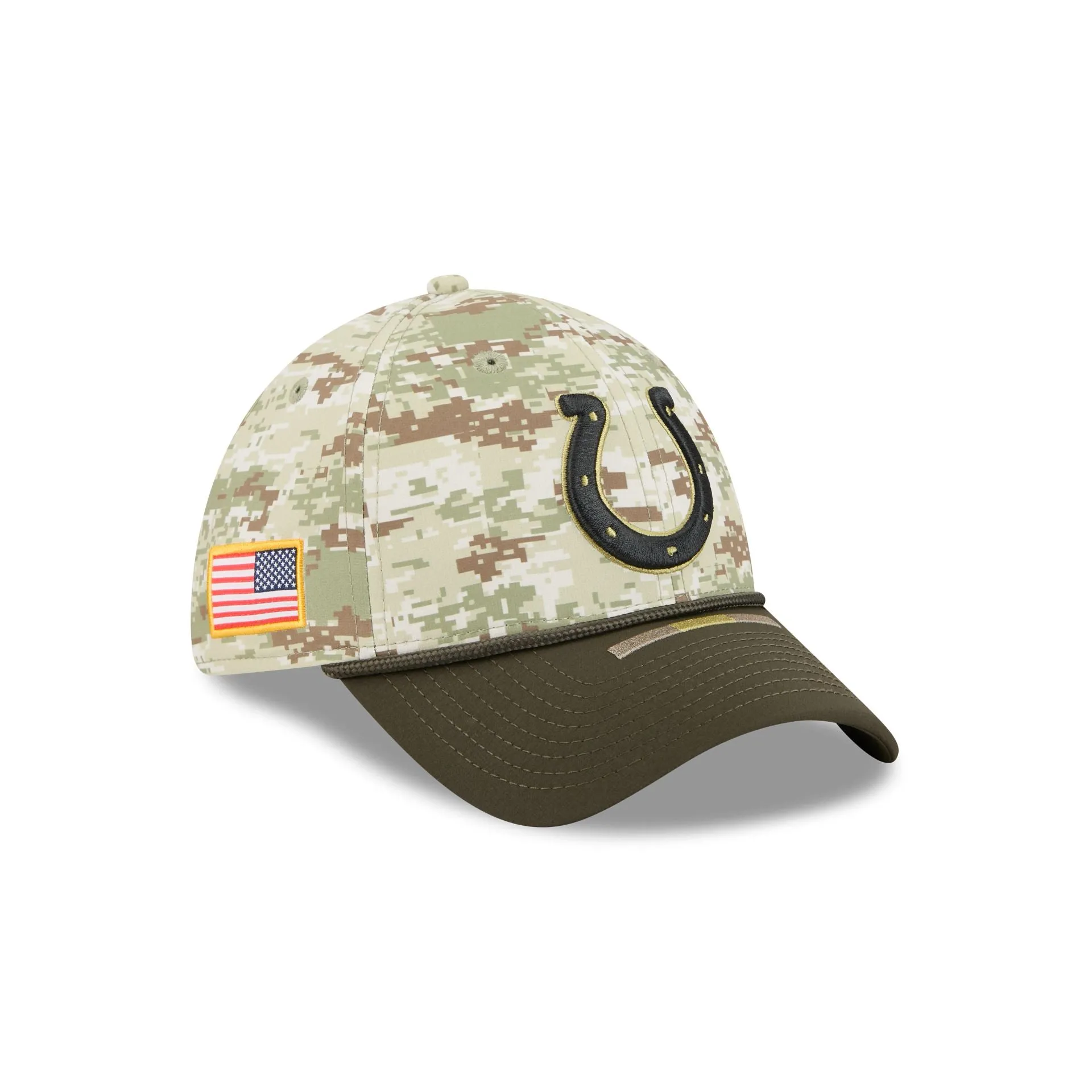 Indianapolis Colts 2025 Salute to Service Digi Camo 39THIRTY Stretch Fit Hat sold by New Era