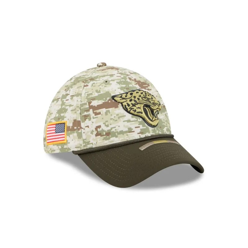 Jacksonville Jaguars 2025 Salute to Service Digi Camo 39THIRTY Stretch Fit Hat sold by New Era