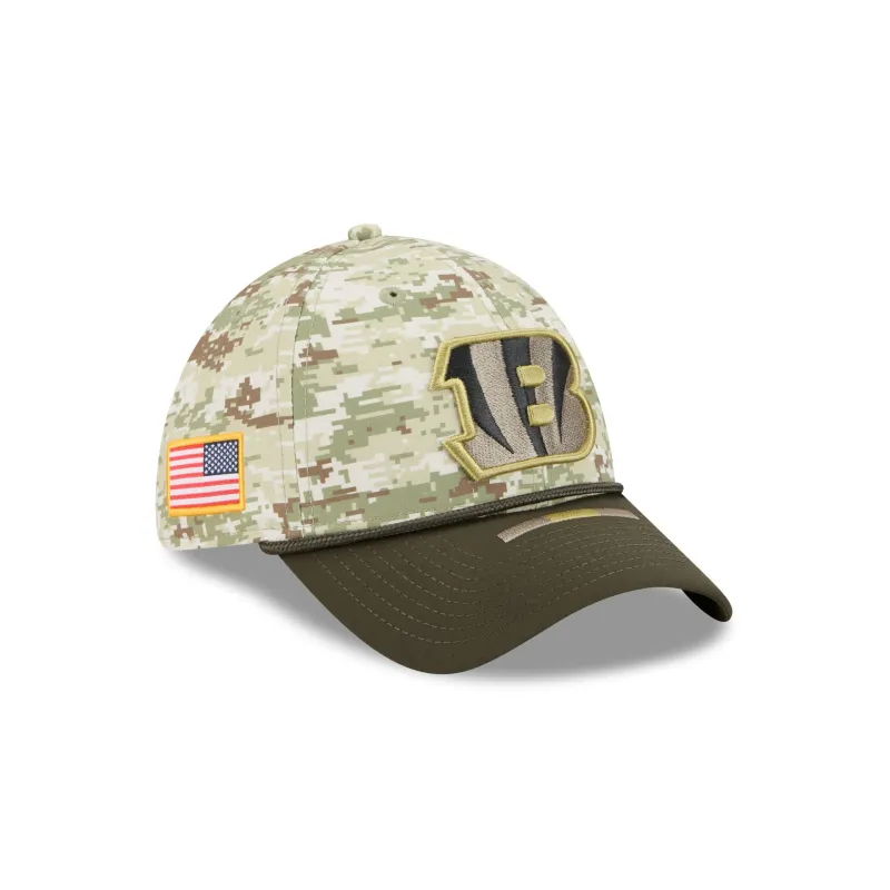 Cincinnati Bengals 2025 Salute to Service Digi Camo 39THIRTY Stretch Fit Hat sold by New Era