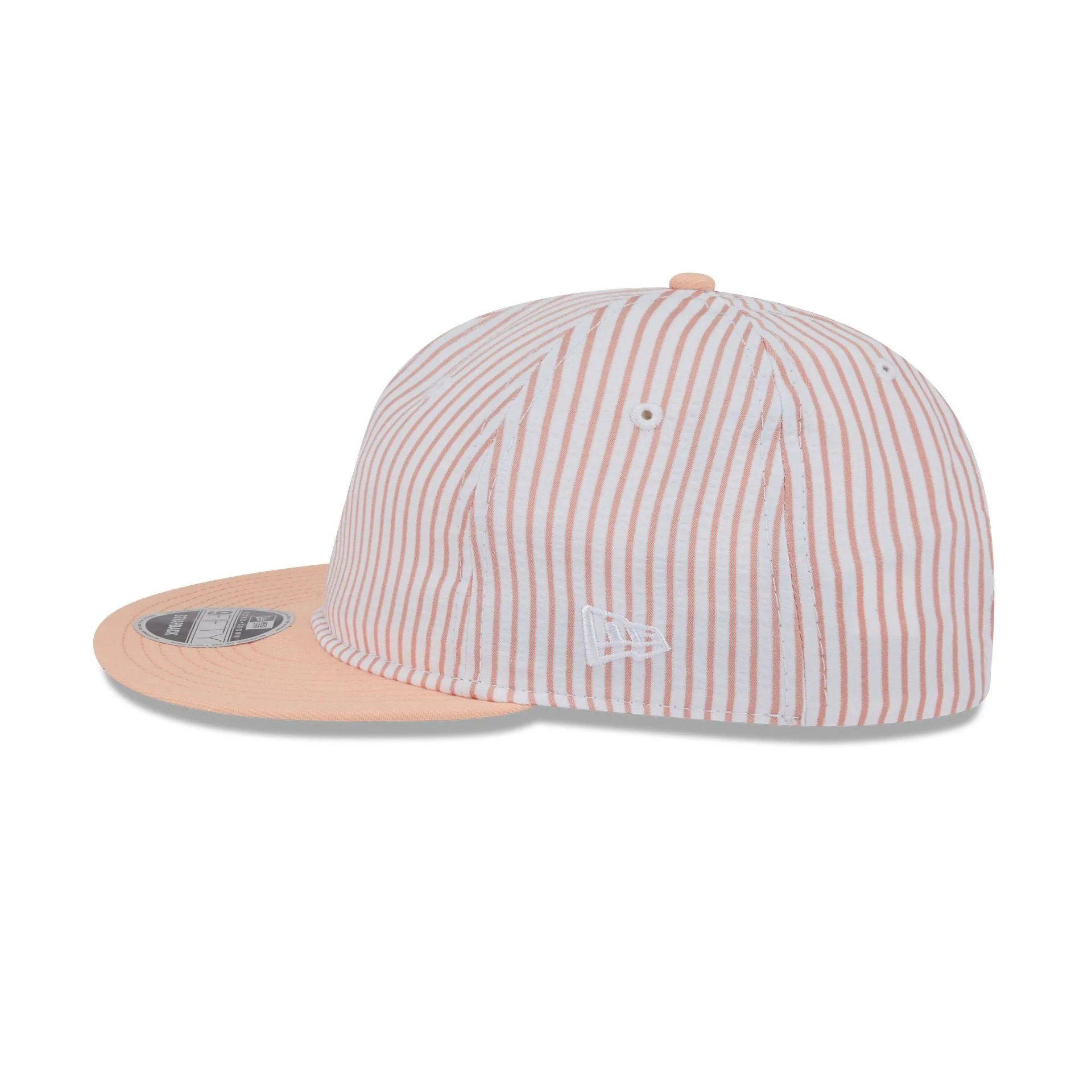 New Era Cap Peach Pinstripe Retro Crown 9FIFTY Snapback Hat sold by New Era product image thumbnail 4