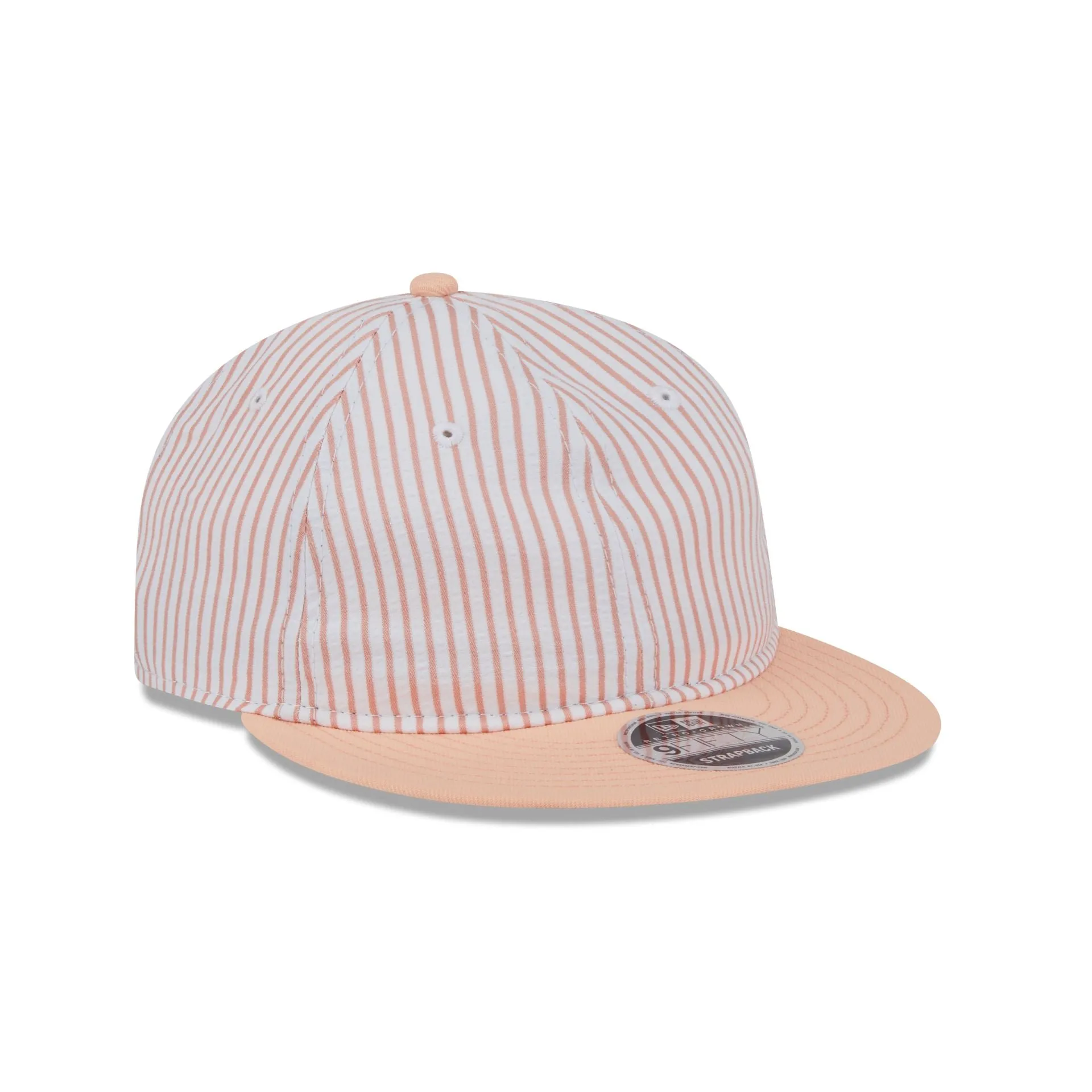 New Era Cap Peach Pinstripe Retro Crown 9FIFTY Snapback Hat sold by New Era product image thumbnail 3
