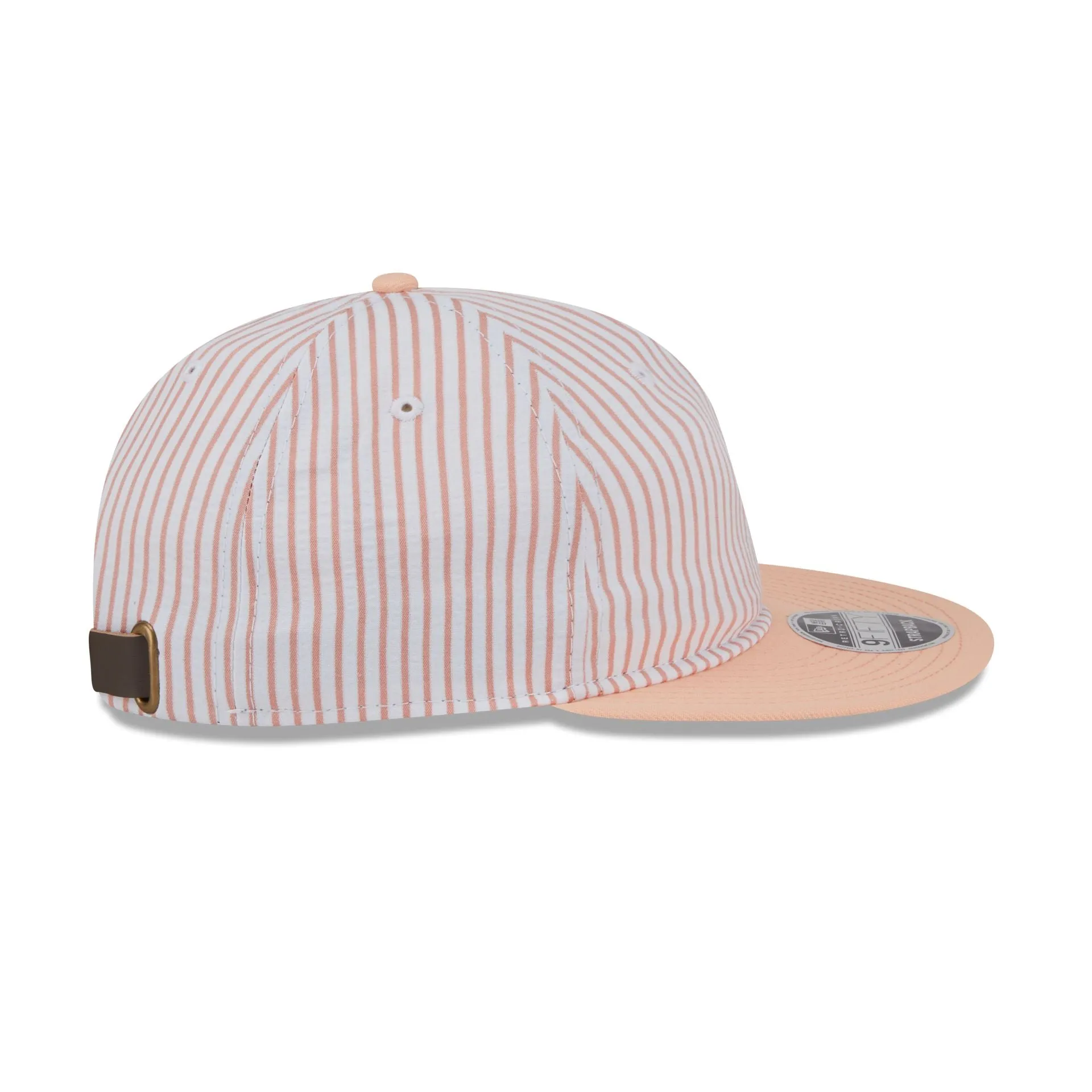 New Era Cap Peach Pinstripe Retro Crown 9FIFTY Snapback Hat sold by New Era product image thumbnail 5