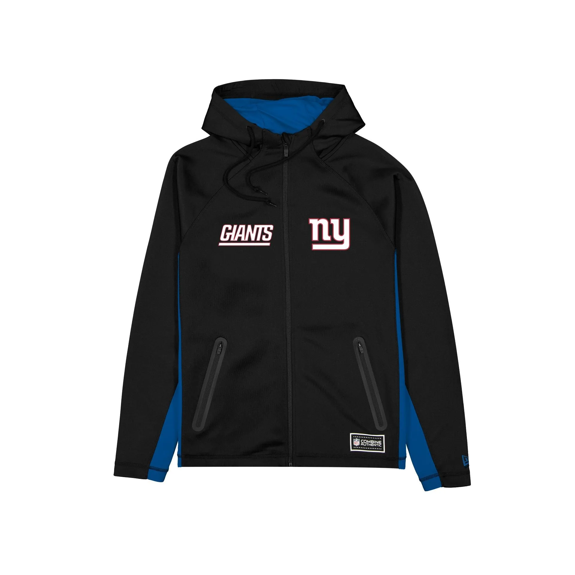 New York Giants Combine Black Full-Zip Hoodie sold by New Era