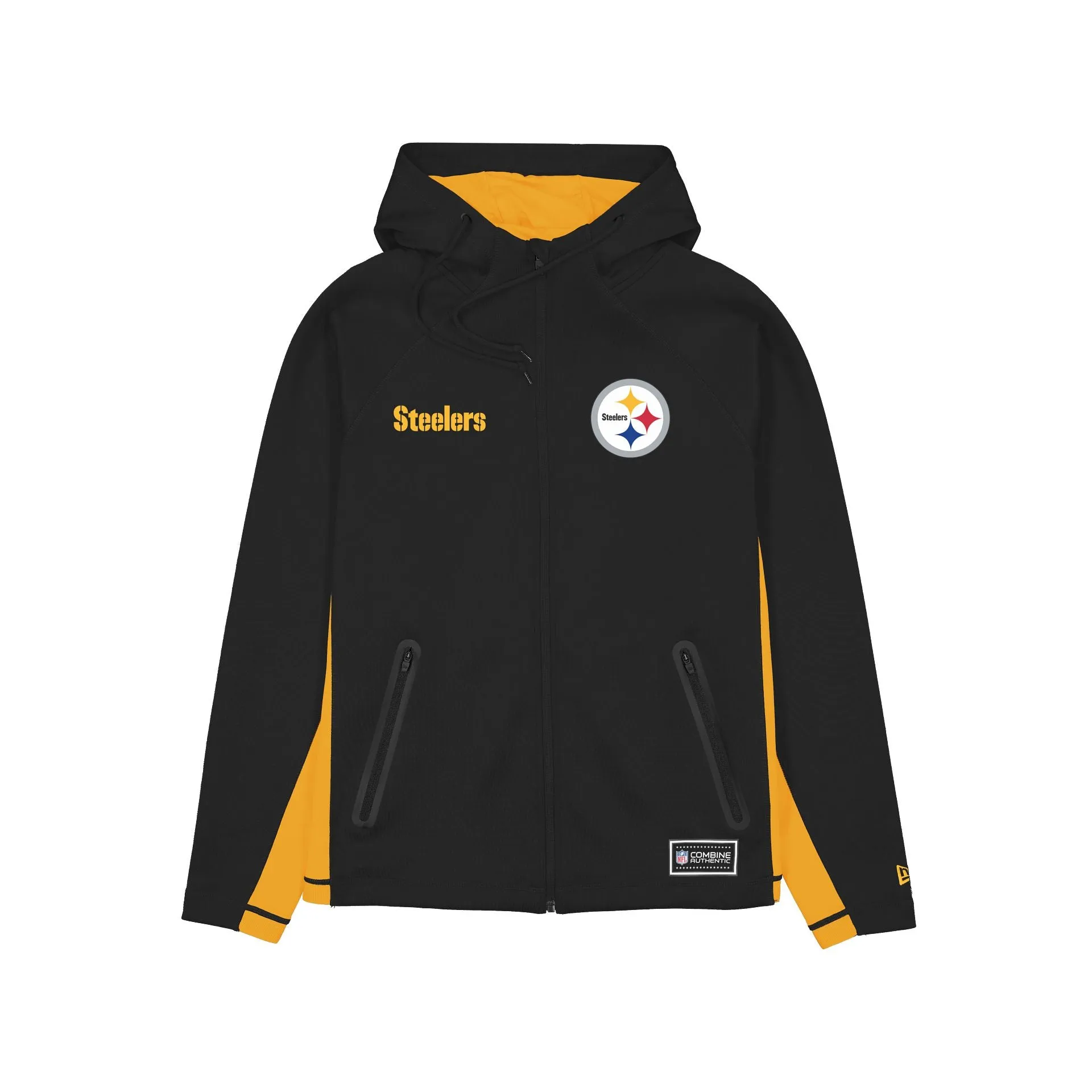 Pittsburgh Steelers Combine Full-Zip Hoodie sold by New Era