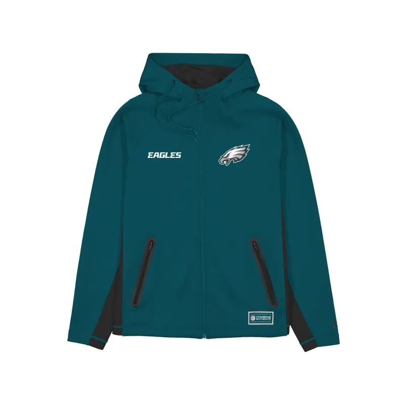 Philadelphia Eagles Combine Full-Zip Hoodie sold by New Era