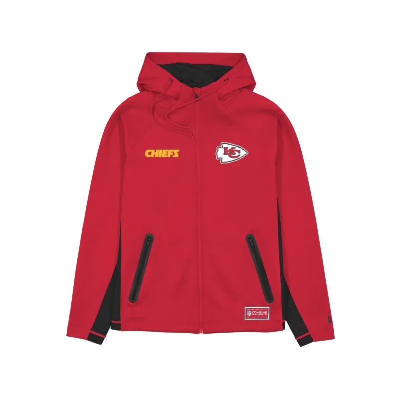 Kansas City Chiefs Combine Full-Zip Hoodie sold by New Era