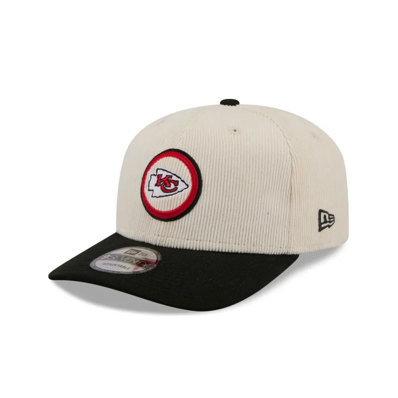 Kansas City Chiefs Loyal Corduroy 9SEVENTY Stretch-Snap Hat sold by New Era