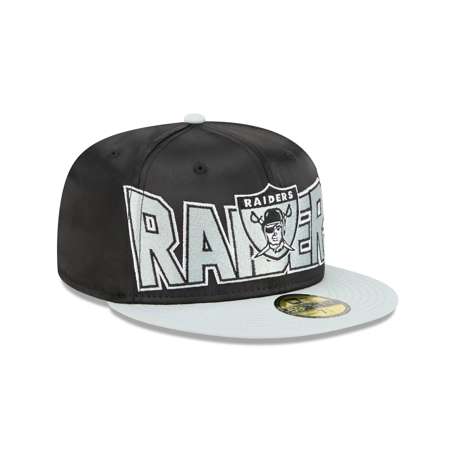 Las Vegas Raiders Bold Satin 59FIFTY Fitted Hat sold by New Era product image thumbnail 3