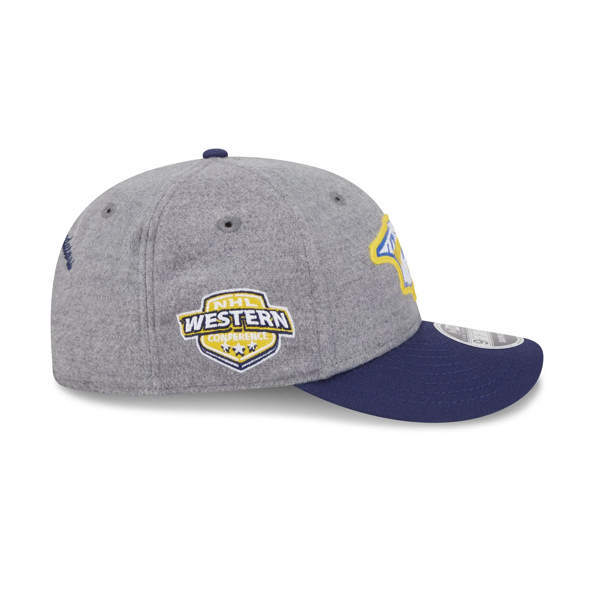 Nashville Predators Heather Gray Wool Low Profile 9FIFTY Snapback Hat sold by New Era product image thumbnail 4