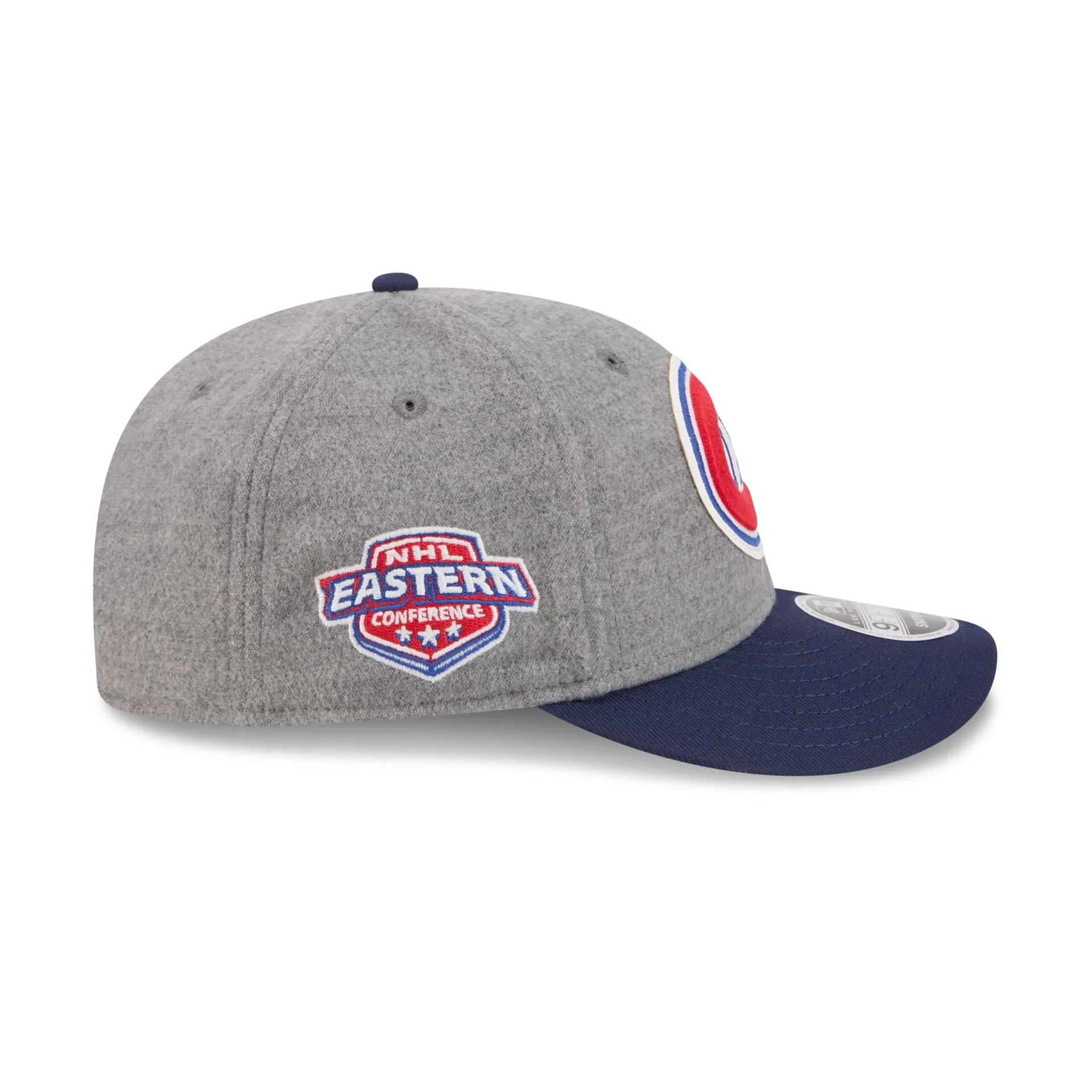 Montreal Canadiens Heather Gray Wool Low Profile 9FIFTY Snapback Hat sold by New Era product image thumbnail 4