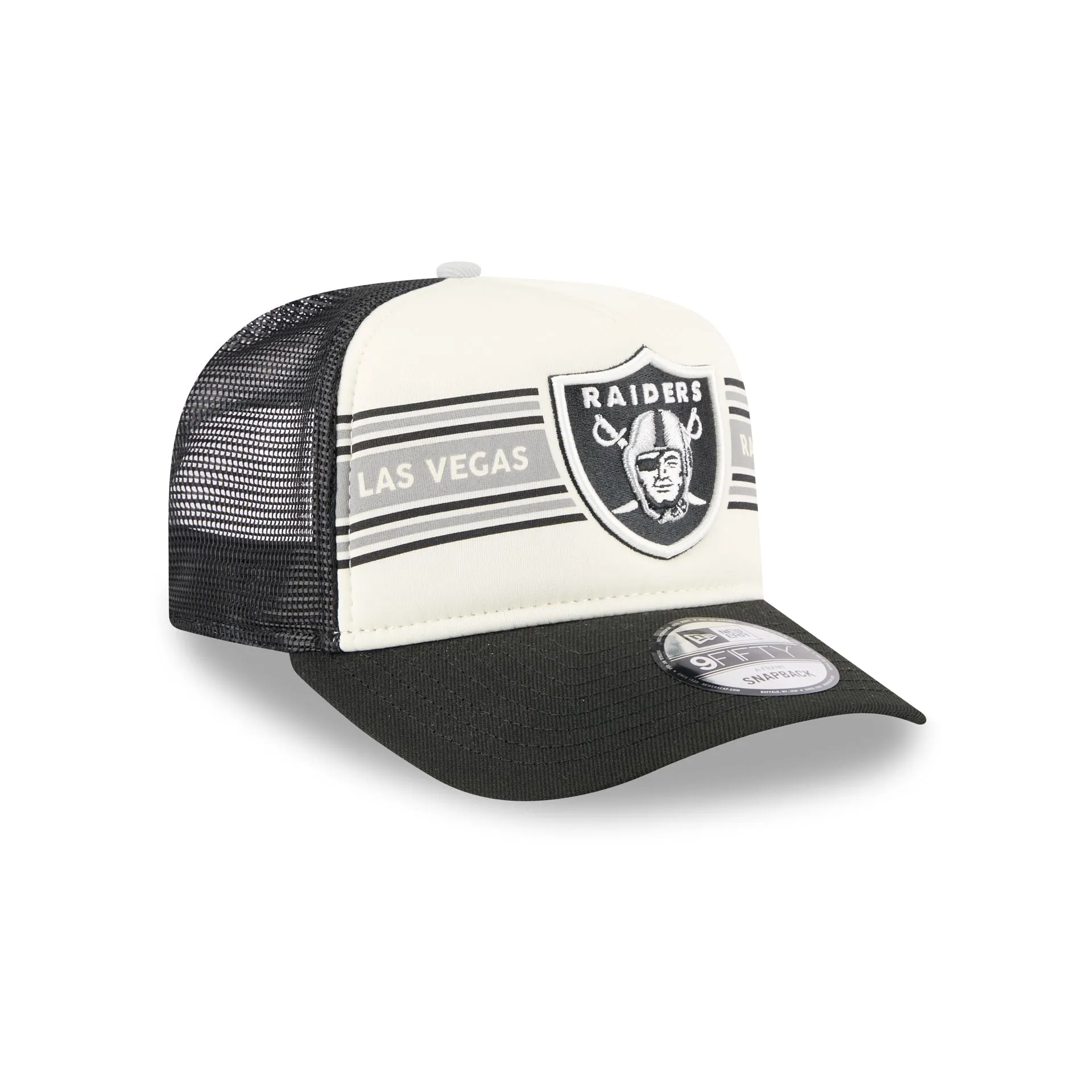 Las Vegas Raiders Banner 9FIFTY A-Frame Trucker Hat sold by New Era product image thumbnail 3