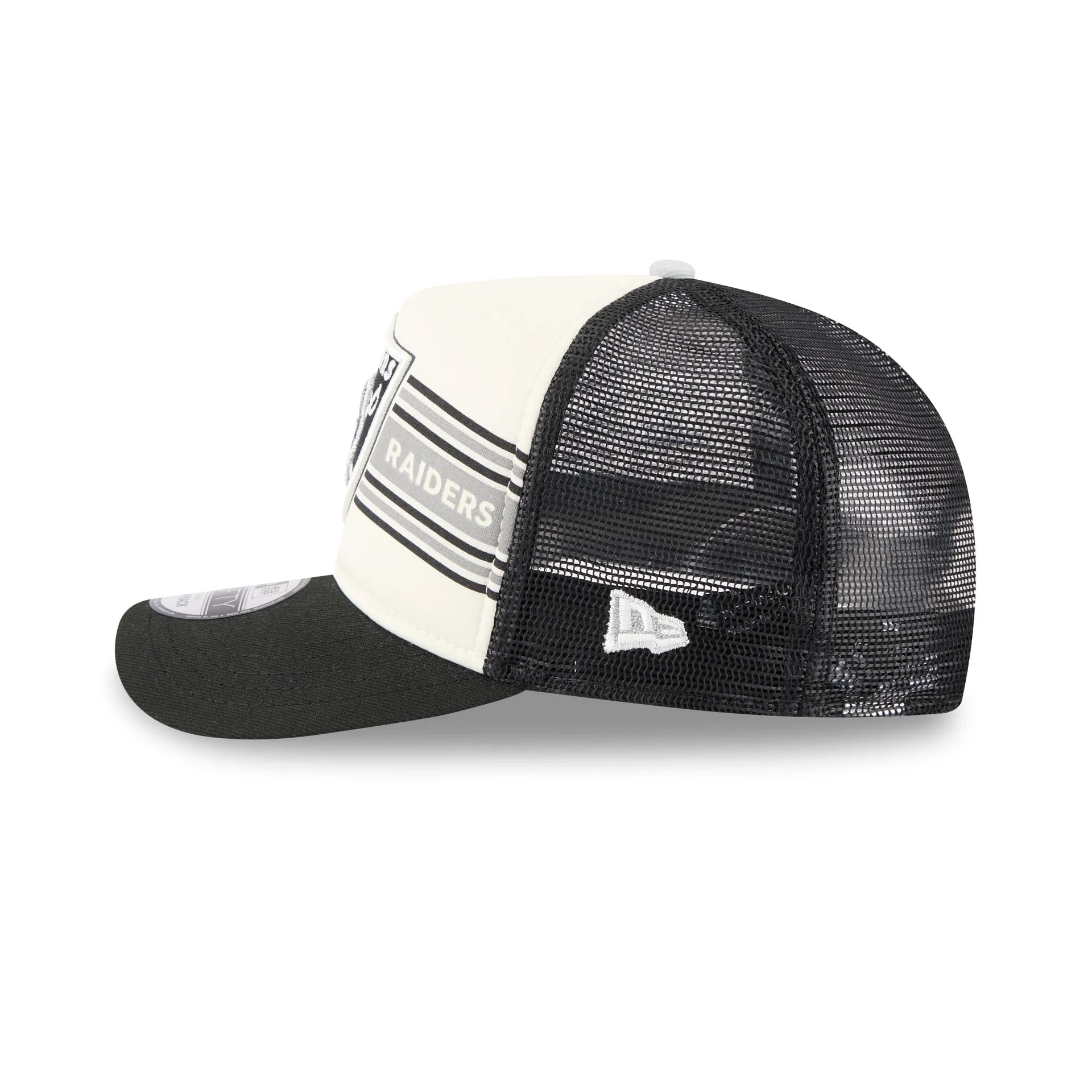 Las Vegas Raiders Banner 9FIFTY A-Frame Trucker Hat sold by New Era product image thumbnail 4