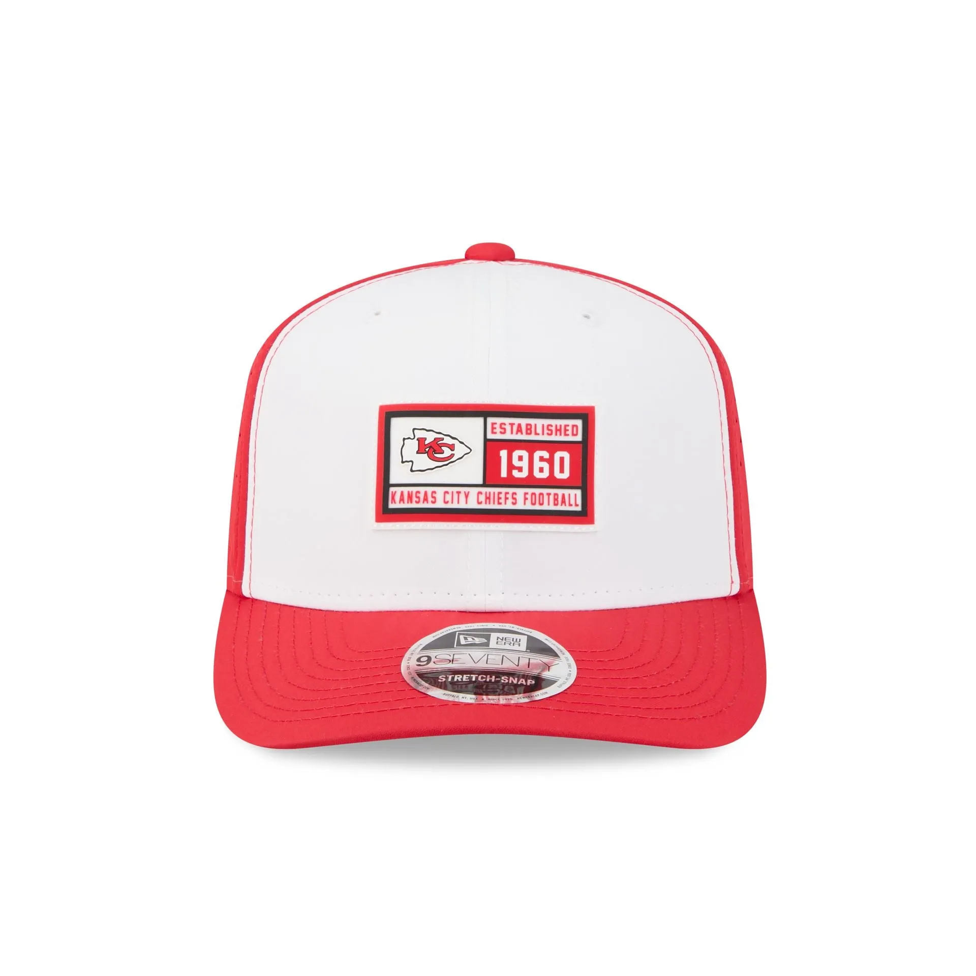 Kansas City Chiefs Est. Patch 9SEVENTY Stretch-Snap Hat sold by New Era product image thumbnail 2