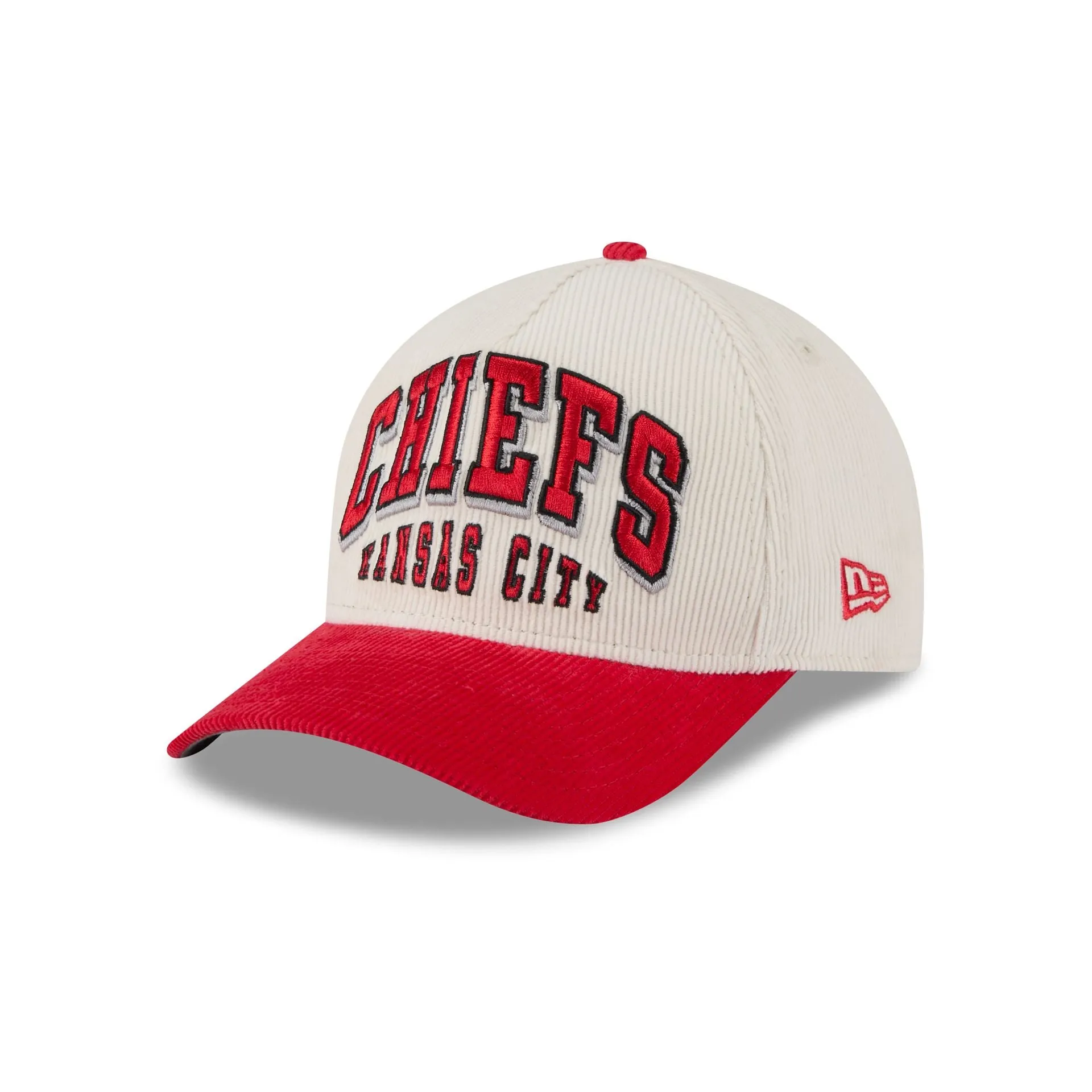 Kansas City Chiefs Stacked Corduroy 9FORTY M-Crown A-Frame Snapback Hat sold by New Era product image thumbnail 3