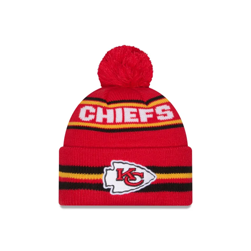 Kansas City Chiefs Classic Pom Knit Hat sold by New Era