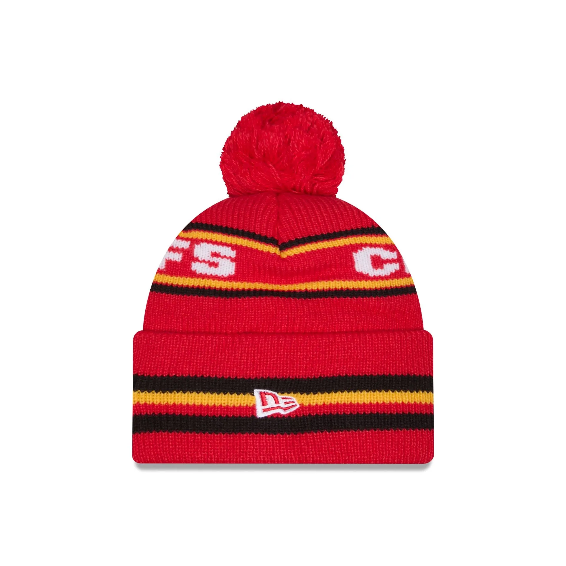 Kansas City Chiefs Classic Pom Knit Hat sold by New Era product image thumbnail 2
