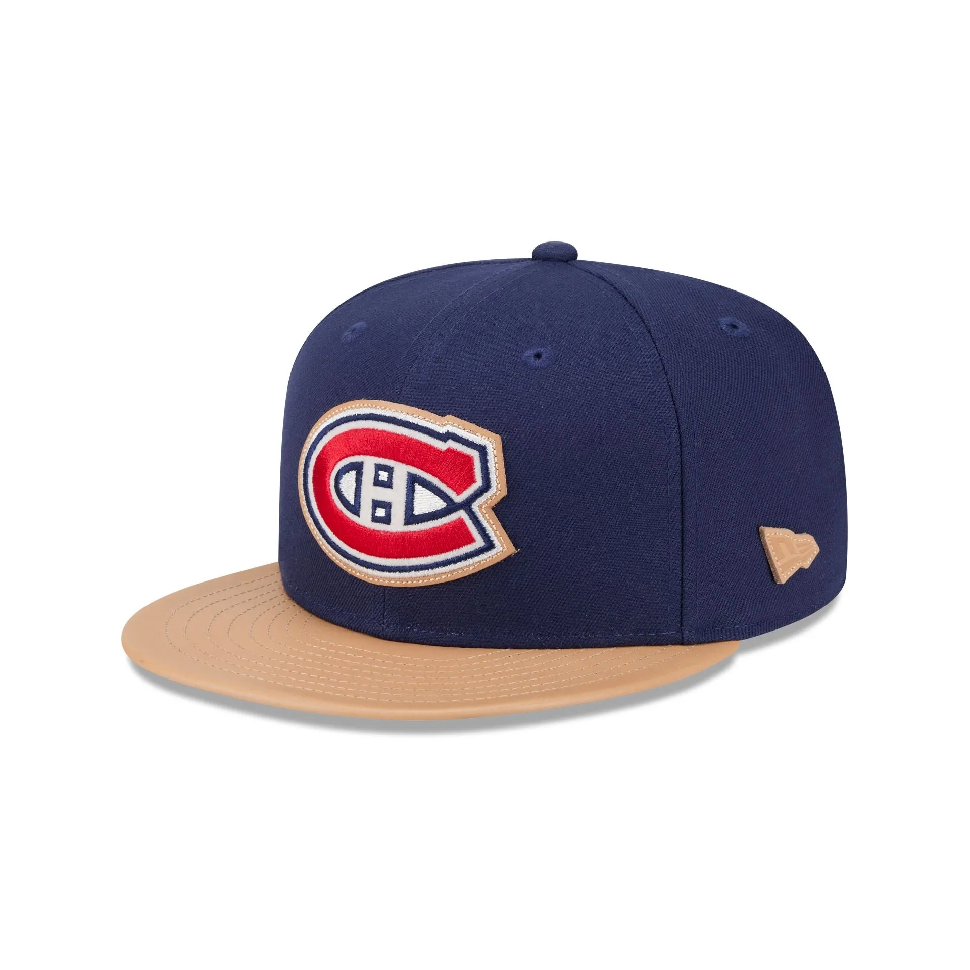 Montreal Canadiens Leather Visor 59FIFTY Fitted Hat sold by New Era